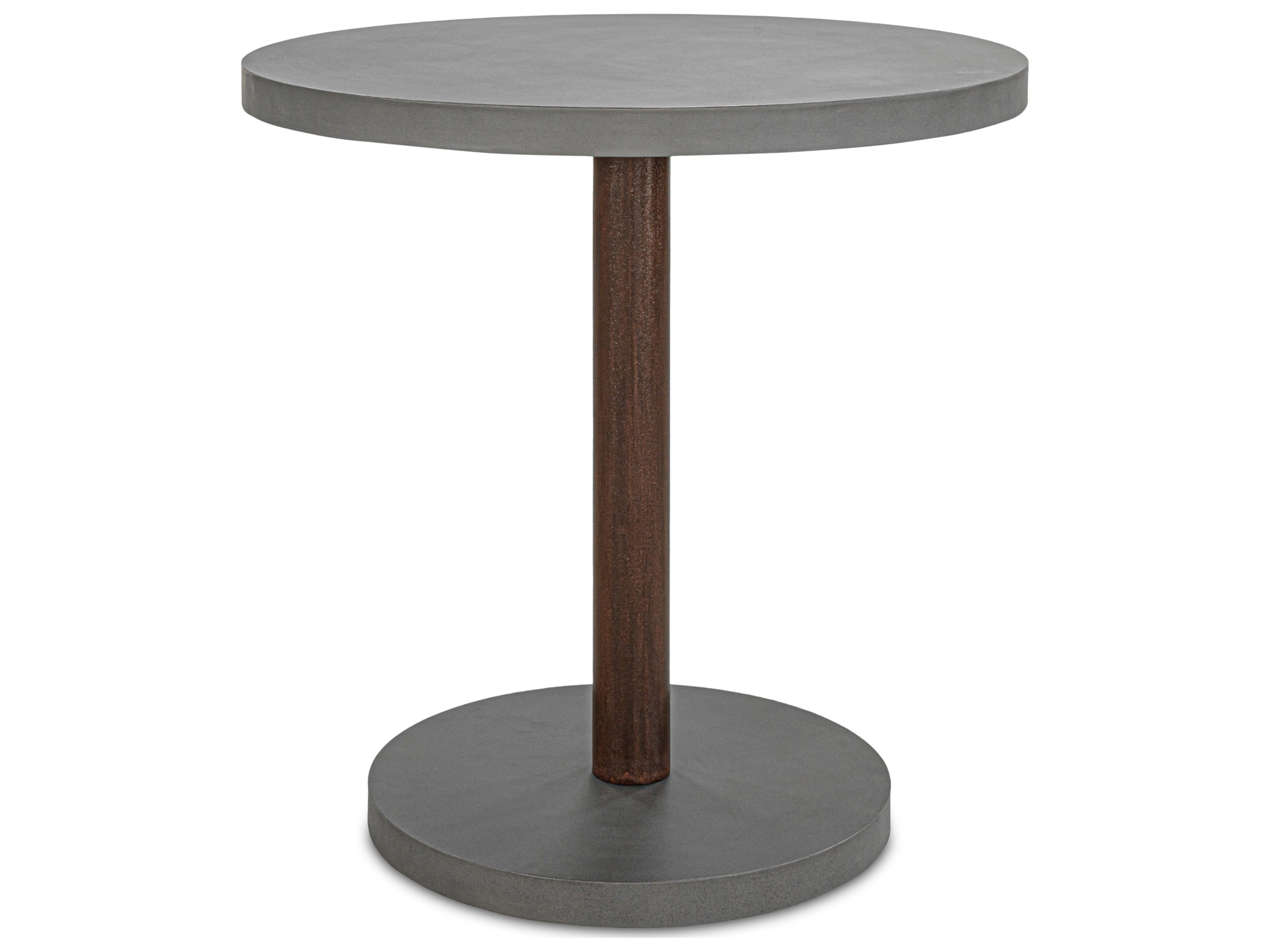 Moe's Home Hagan Round Dark Grey Dining Table