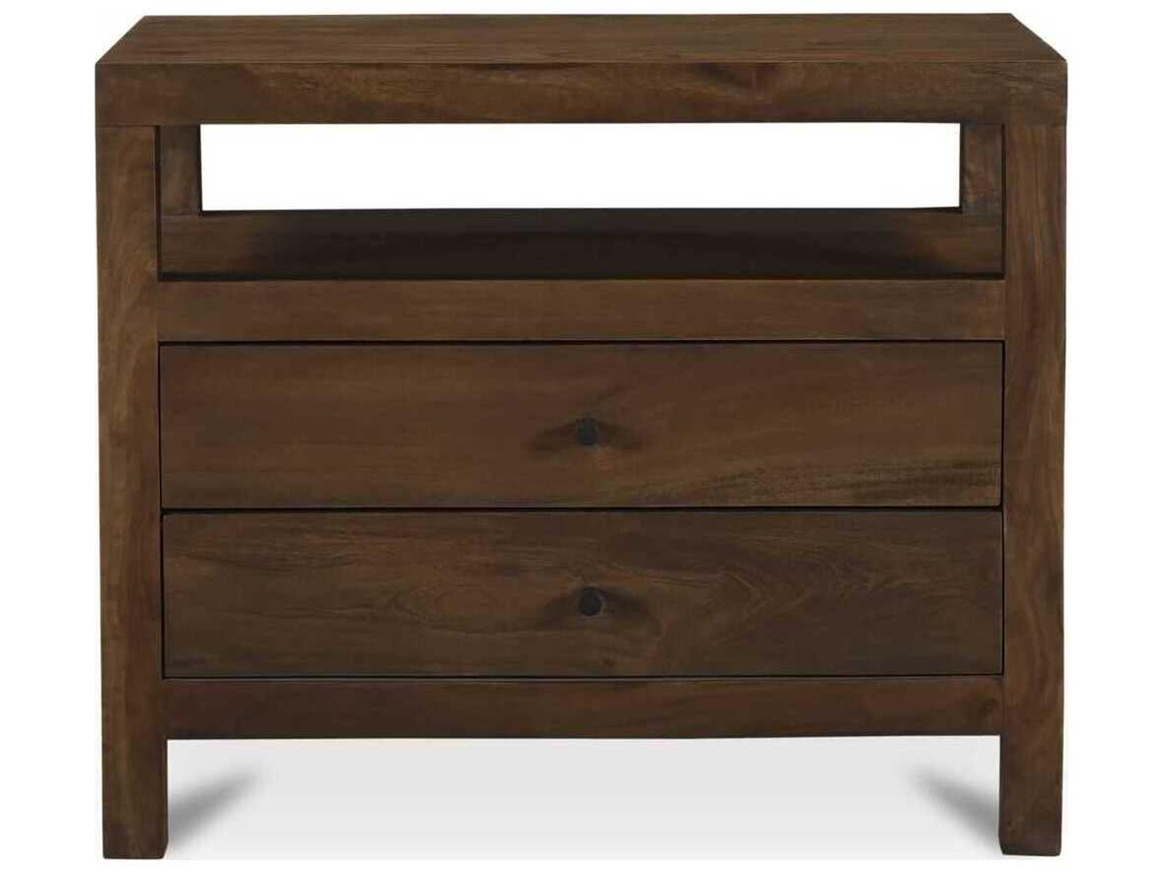 Moe's Home Windsor 2-Drawers Solid Wood Nightstand