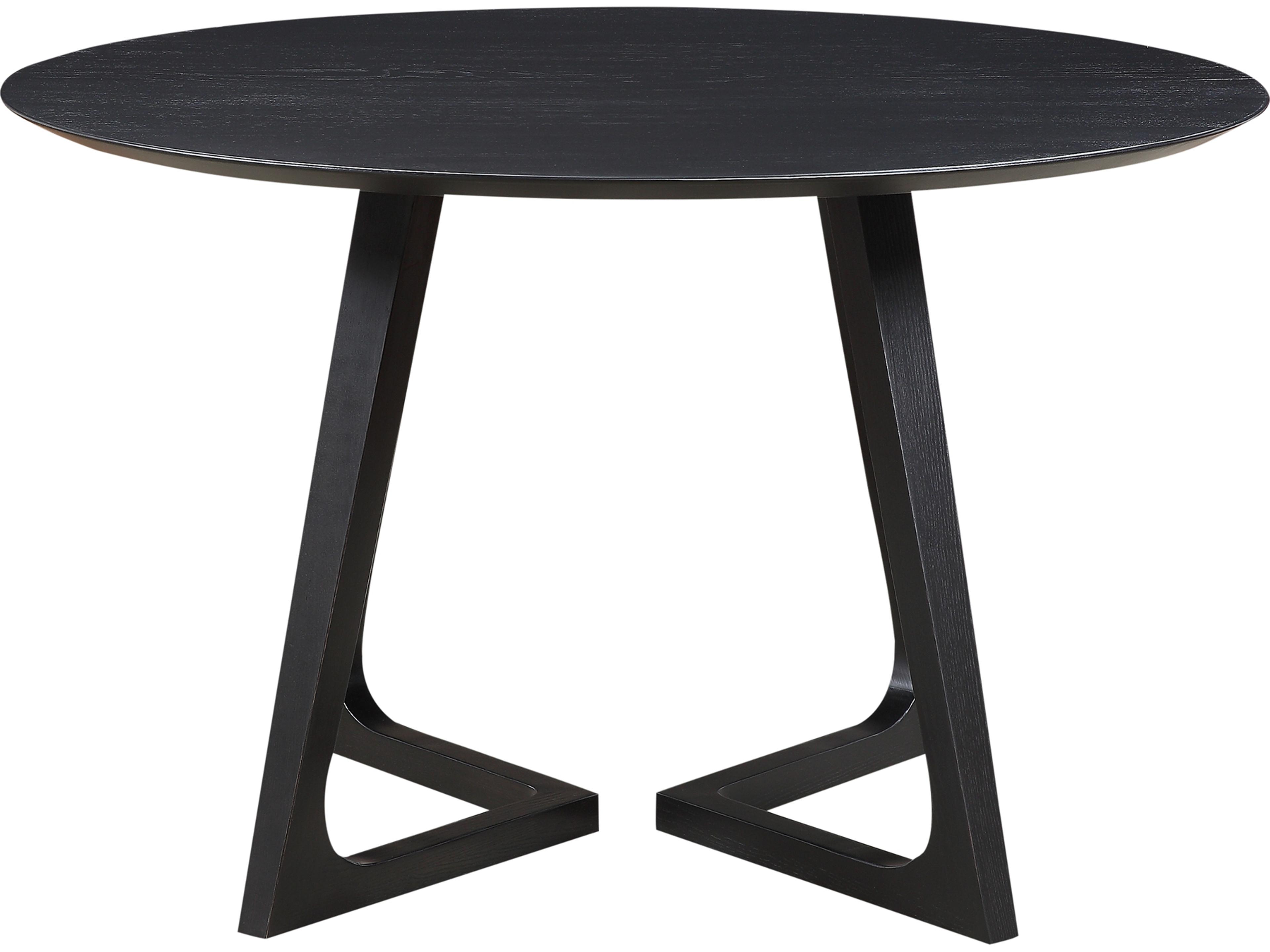 Moe's Home Godenza Round Dining Table Black