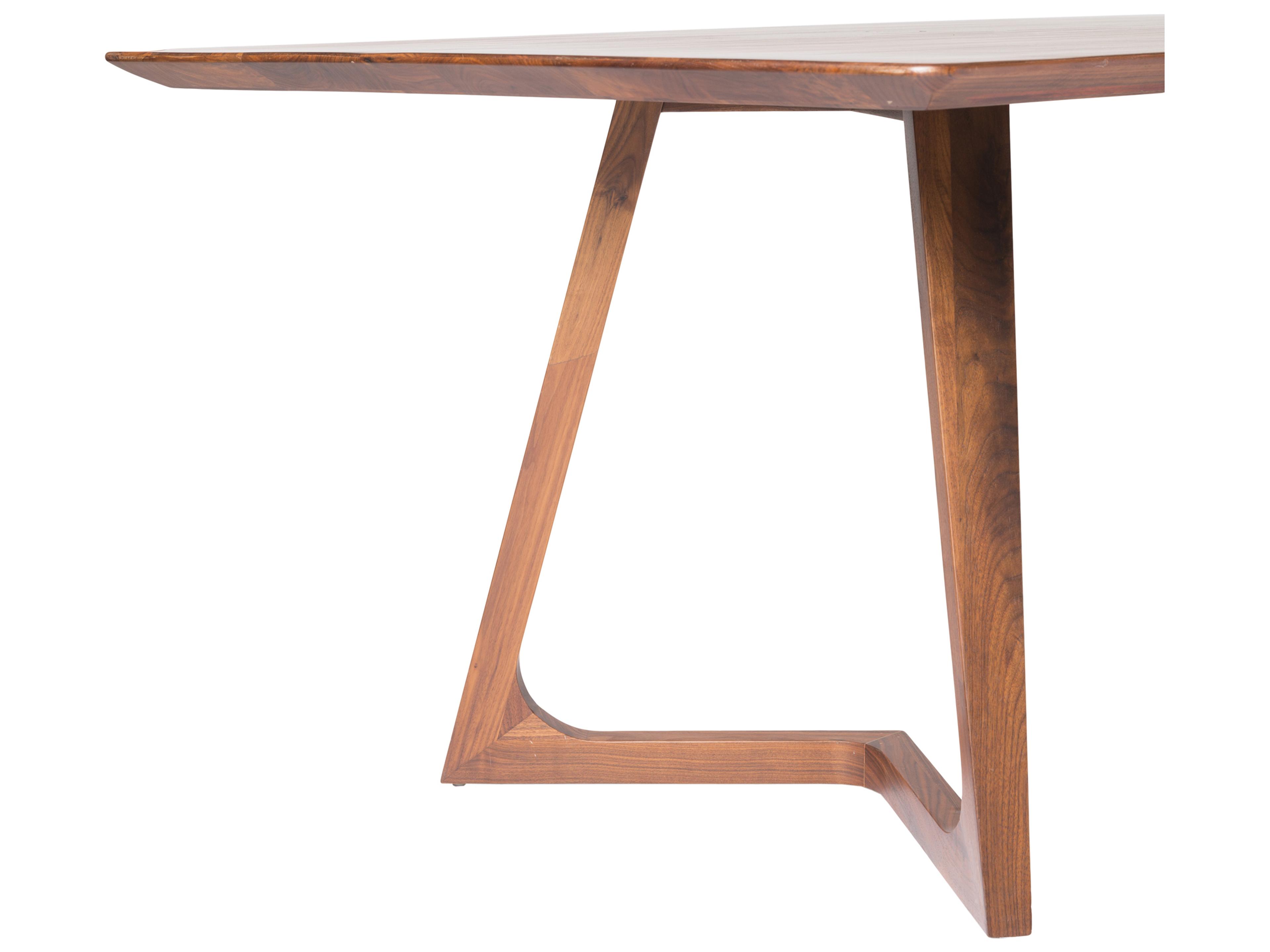 Moe's Home Godenza Rectangular Dining Table Brown