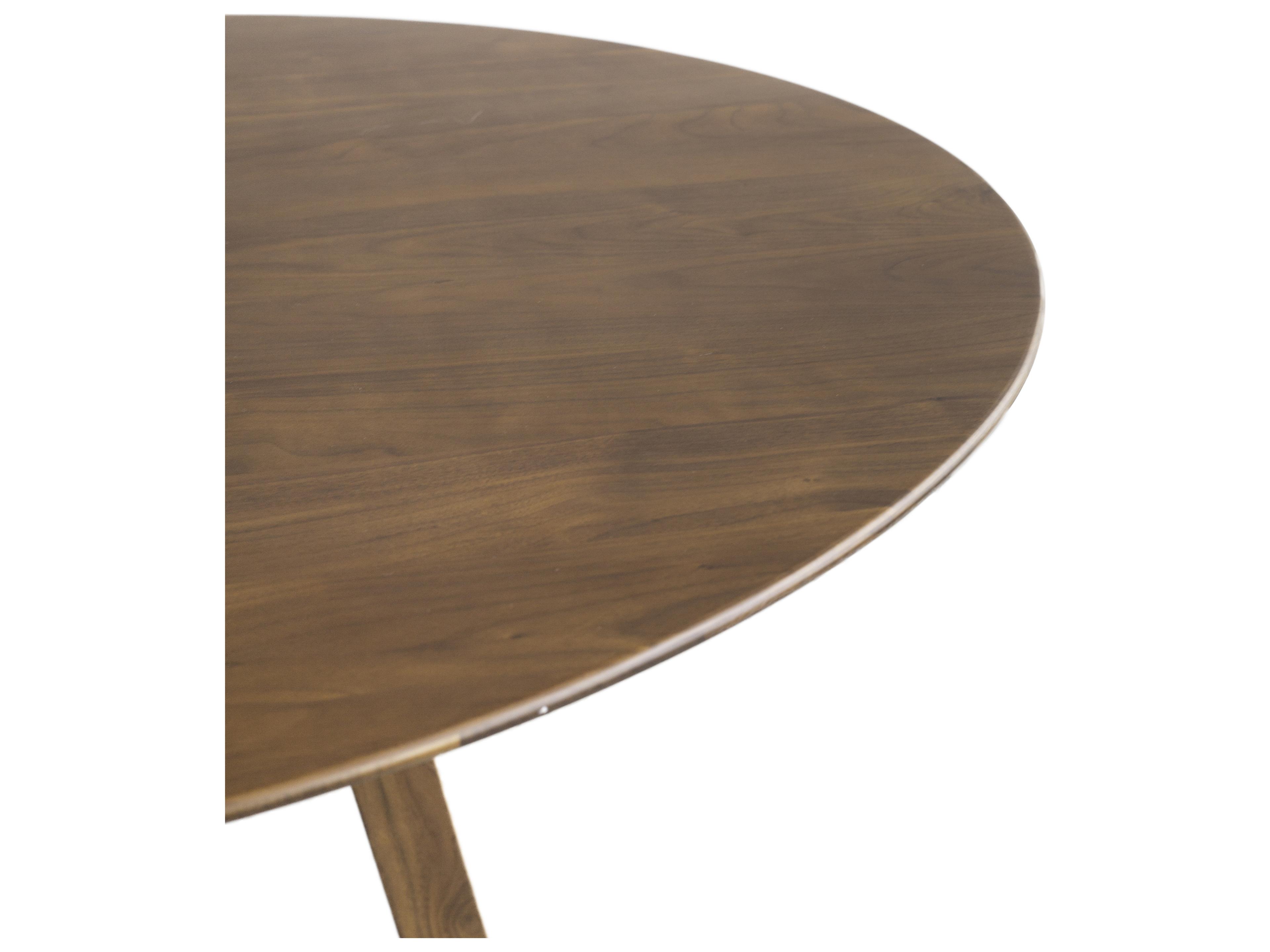 Moe's Home Aldo Round Dining Table Brown