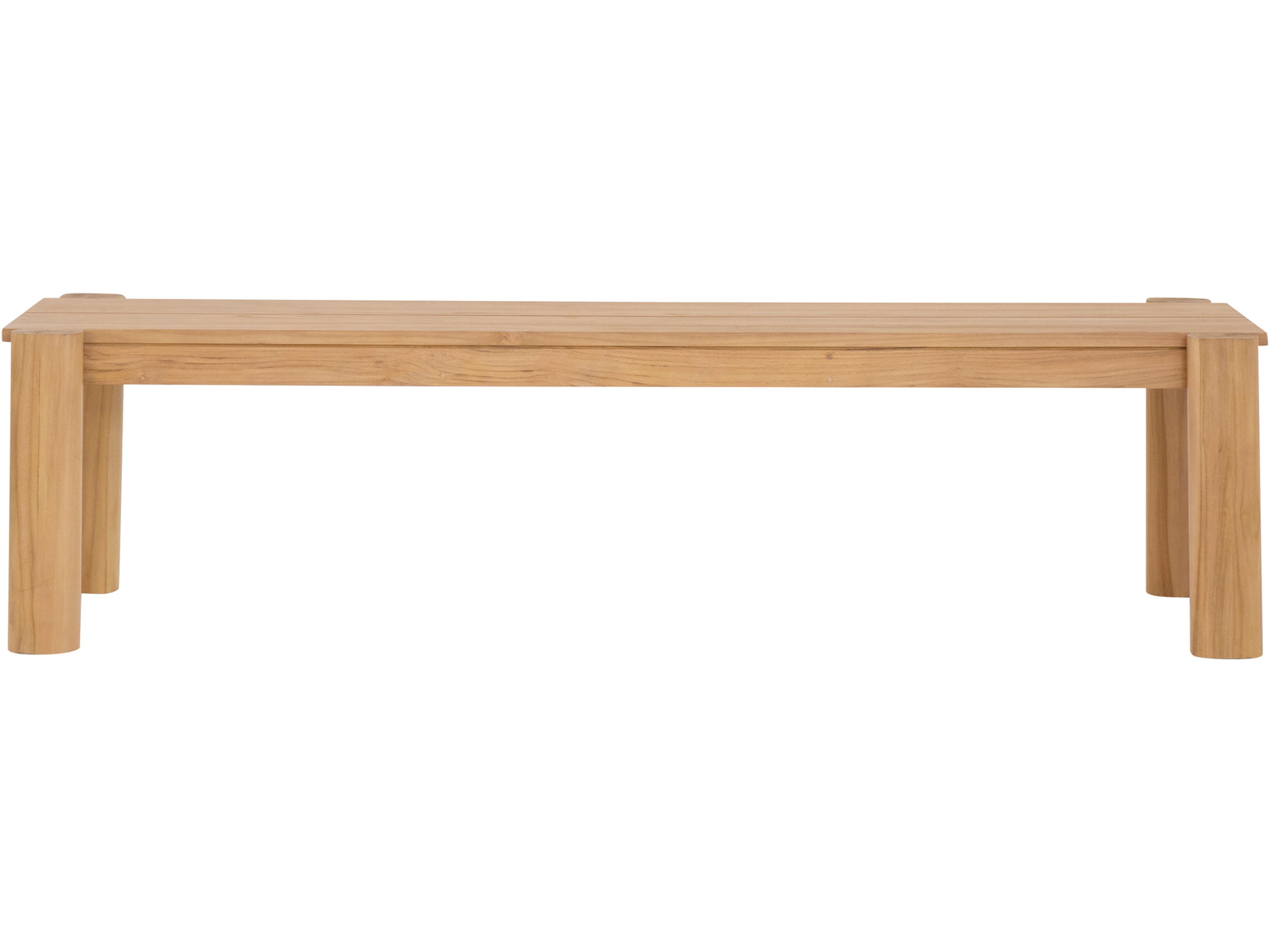 Temp Natural Brown Accent Bench