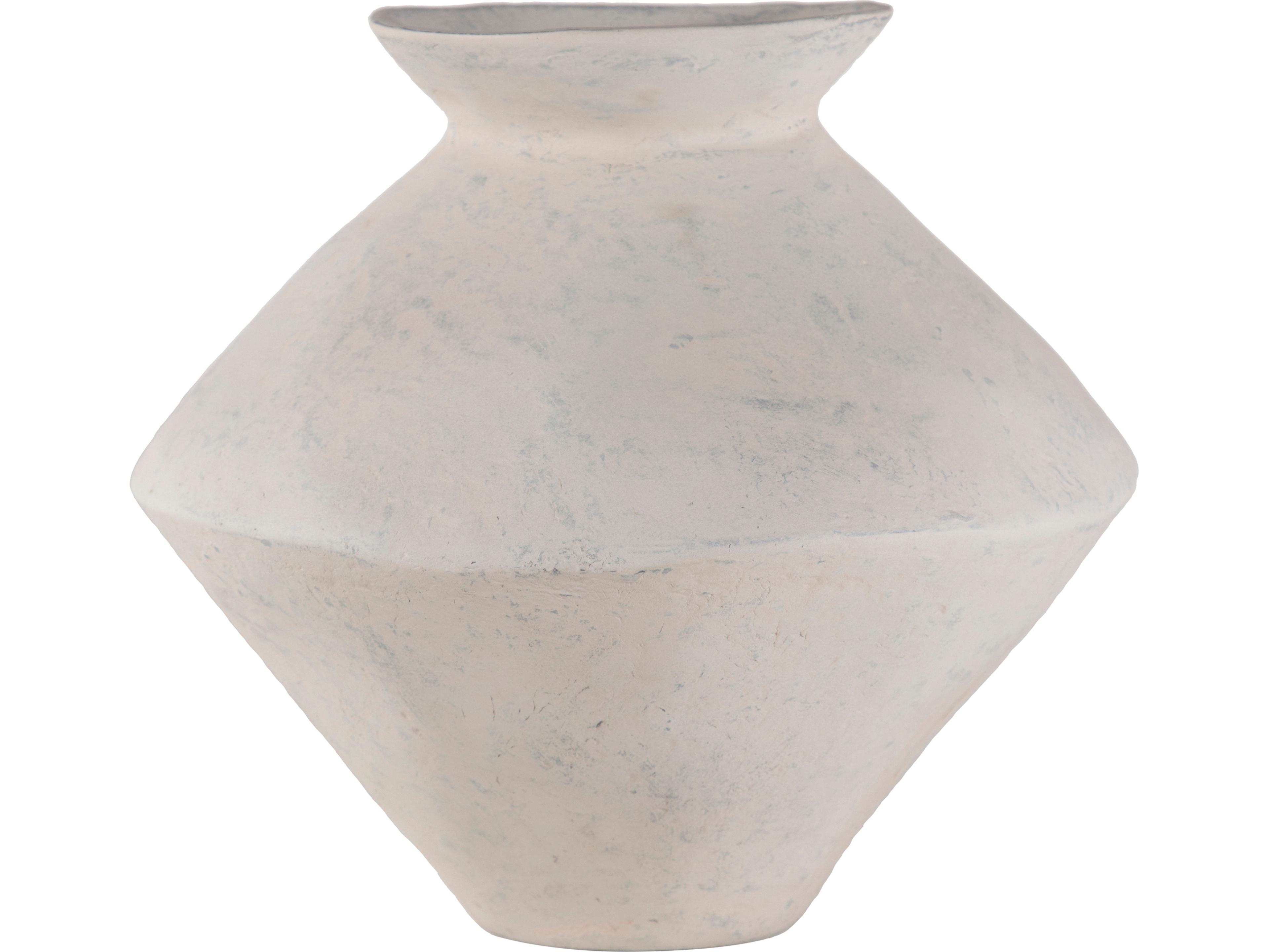 White Raja Decorative Vessel