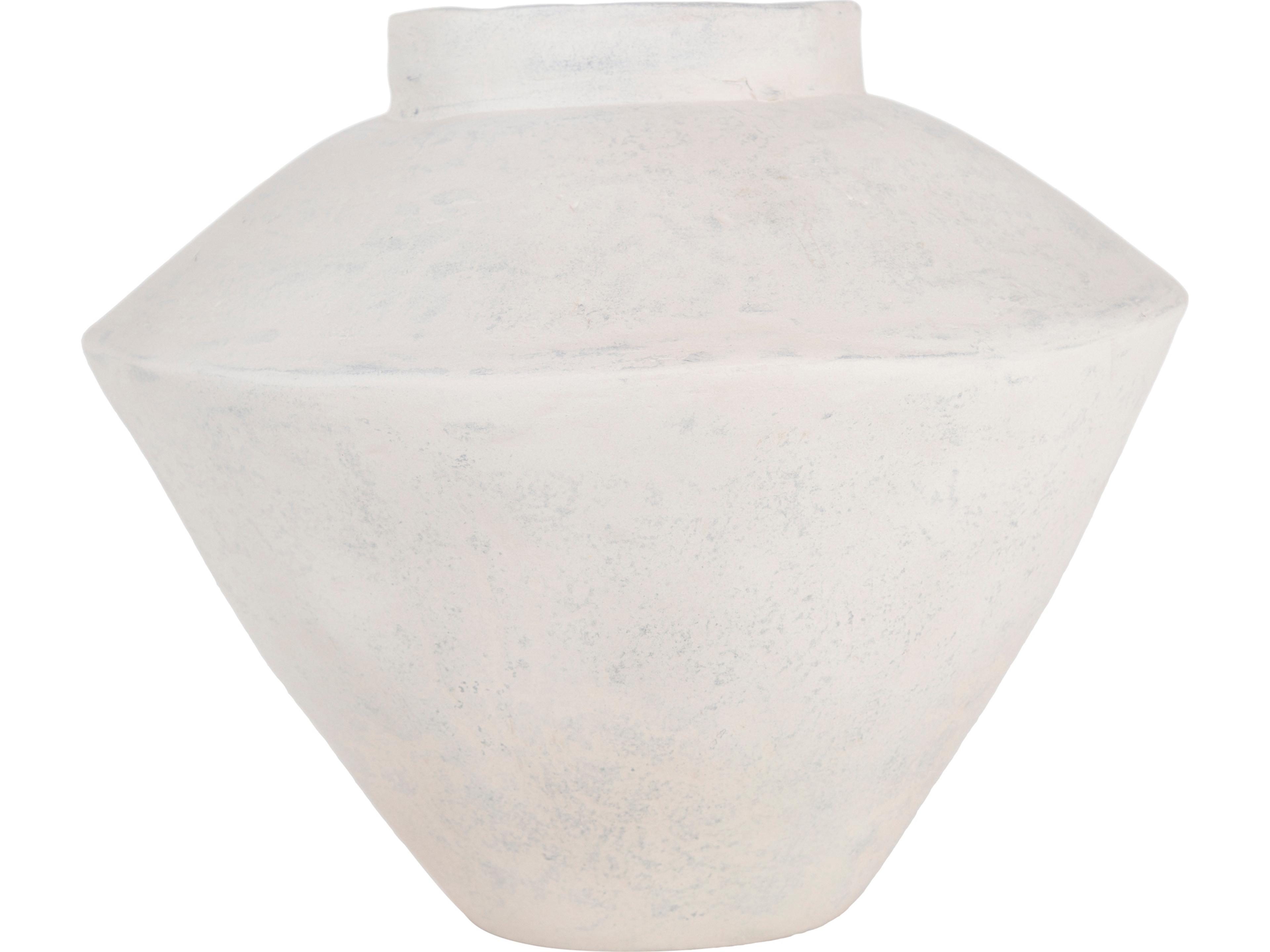 White Raja Decorative Vessel