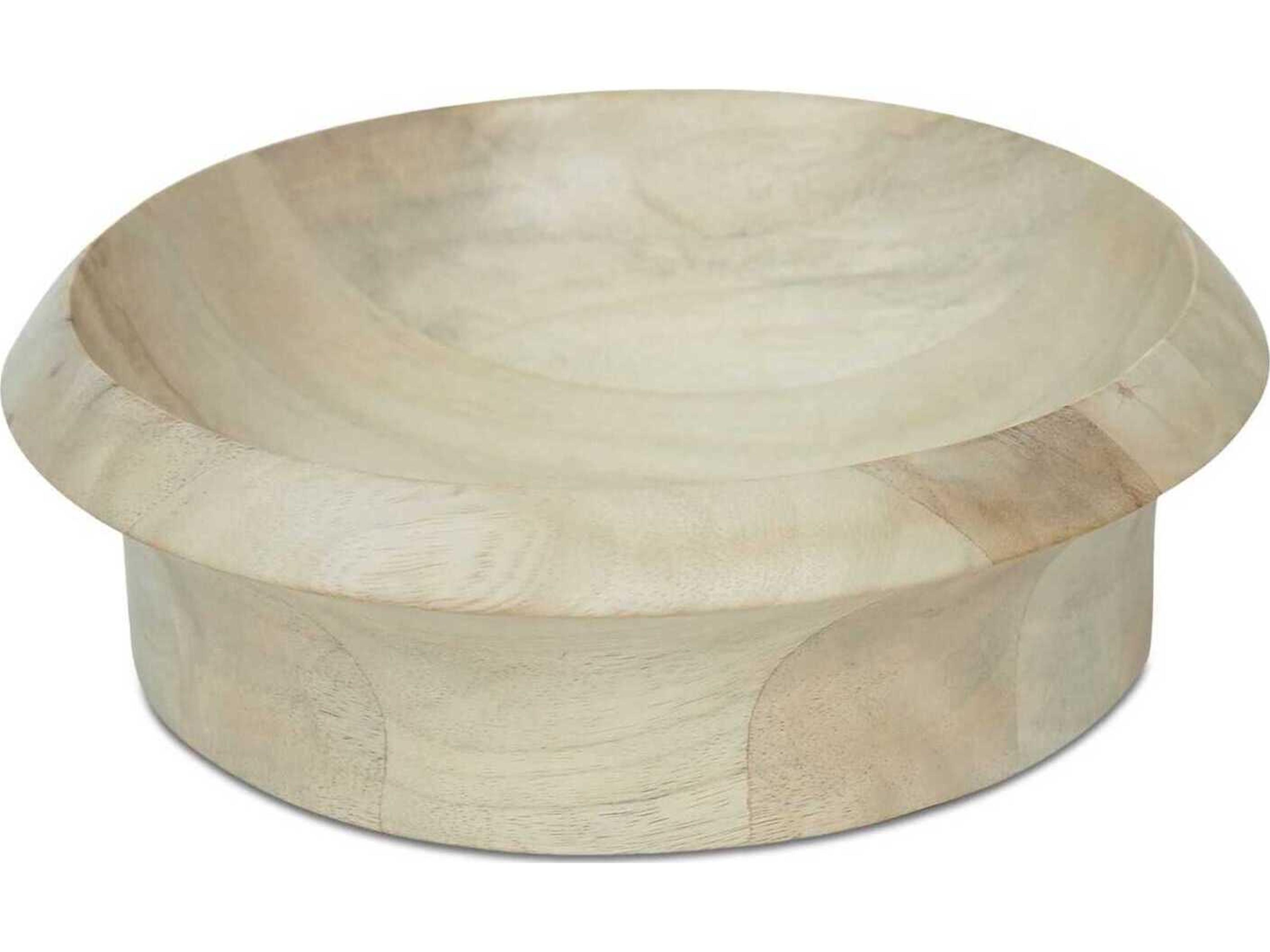 Moe's Home White Wash Olen Bowl