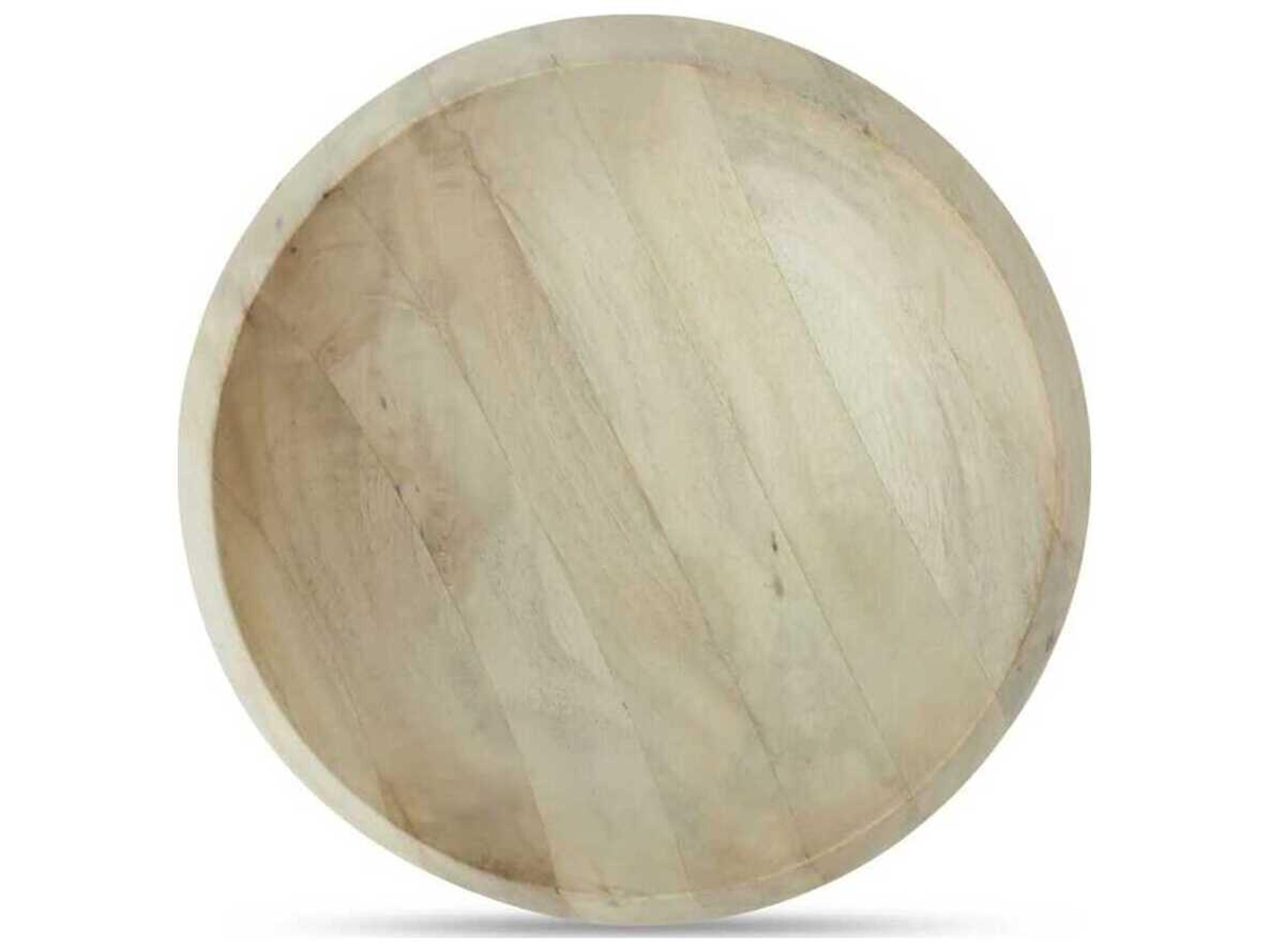 Moe's Home White Wash Olen Bowl