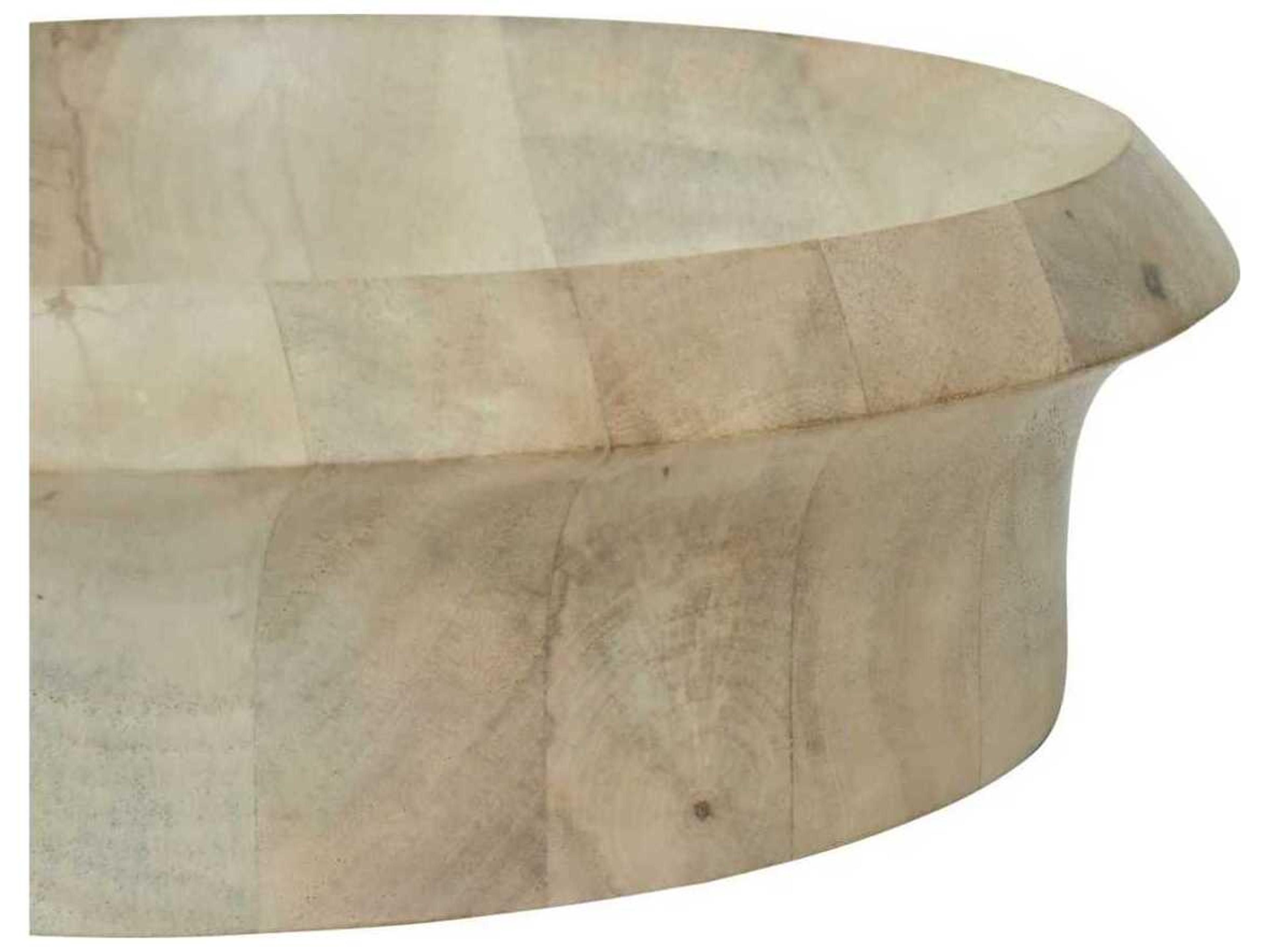 Moe's Home White Wash Olen Bowl