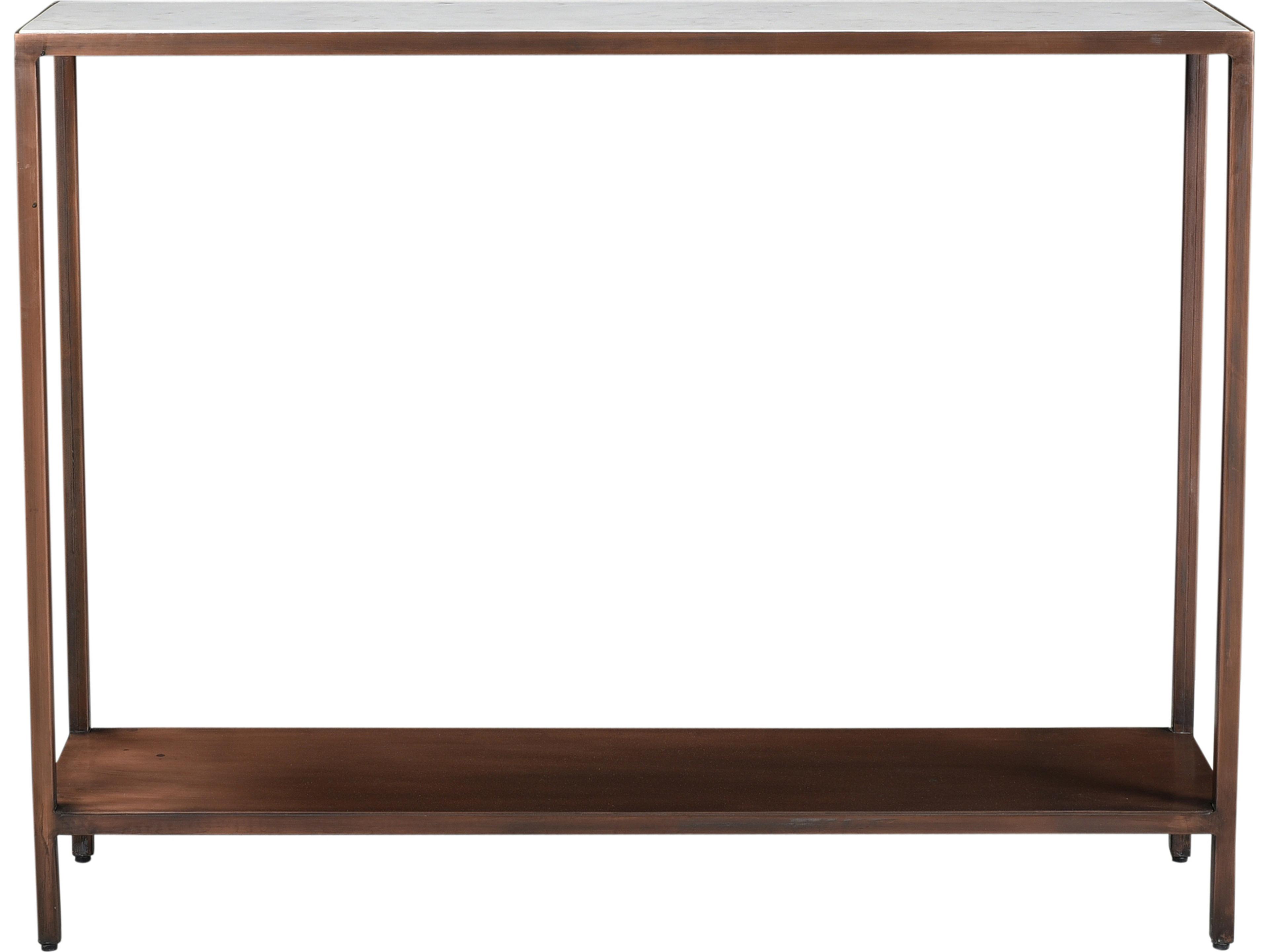 Bottego Console Table with Marble Top