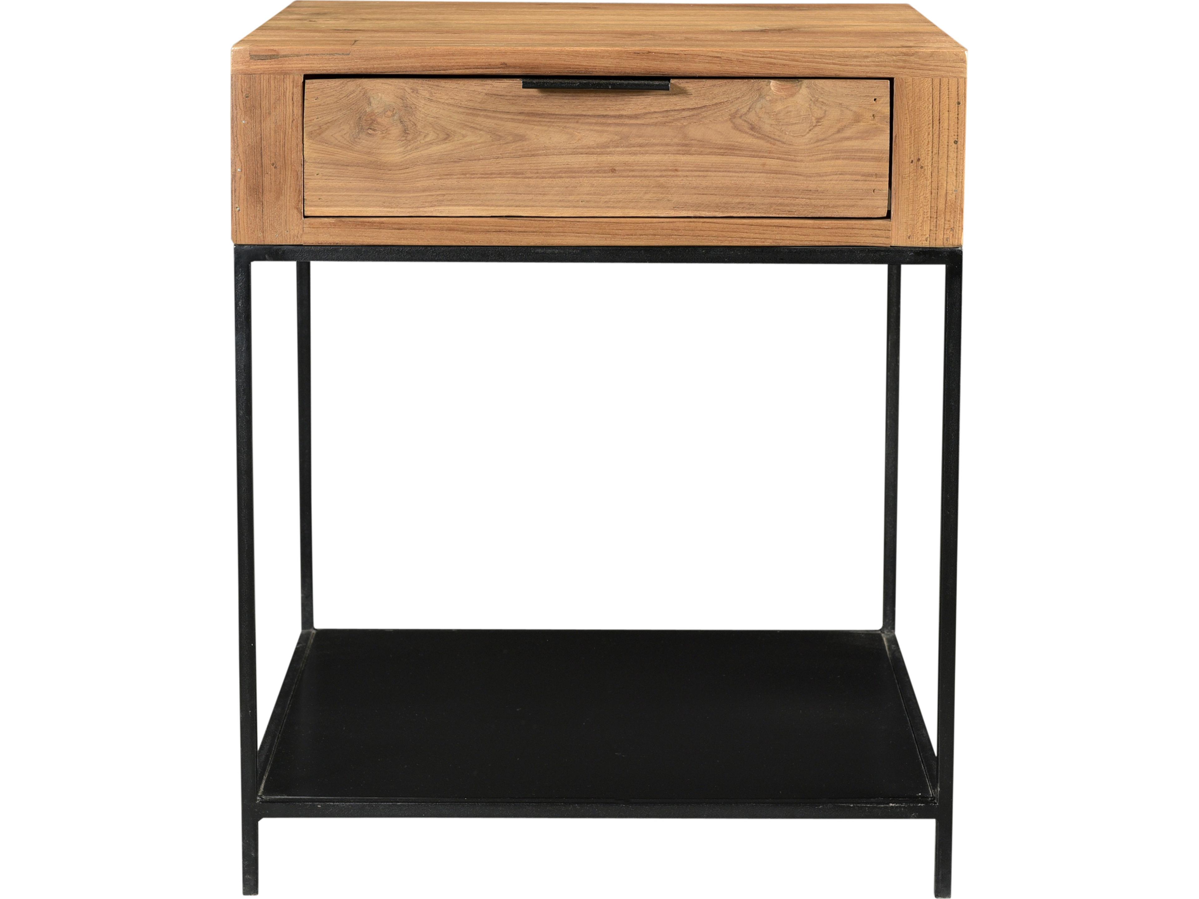 Joliet Square Wood Natural End Table