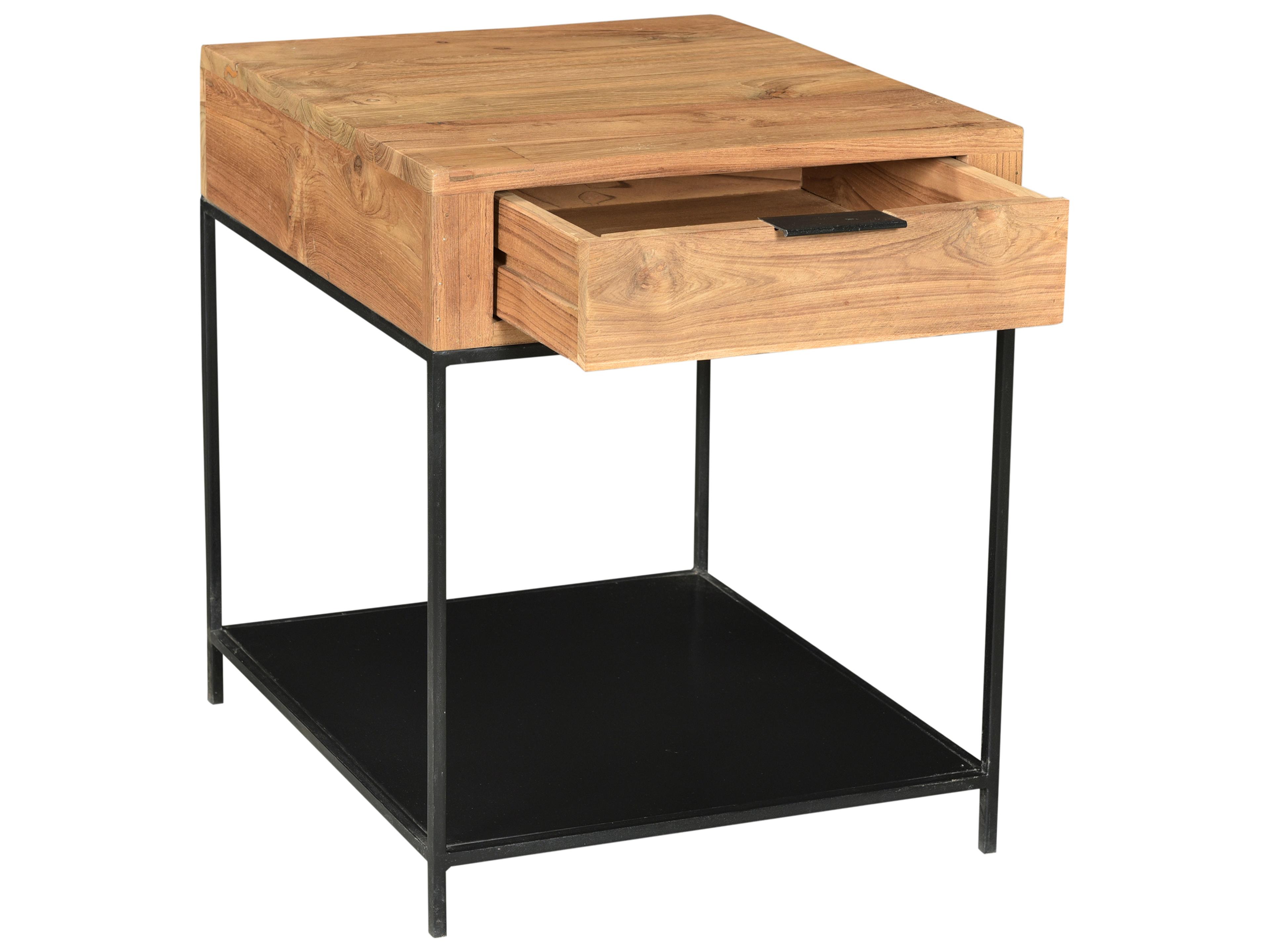 Moe's Home Joliet Square Wood Natural End Table