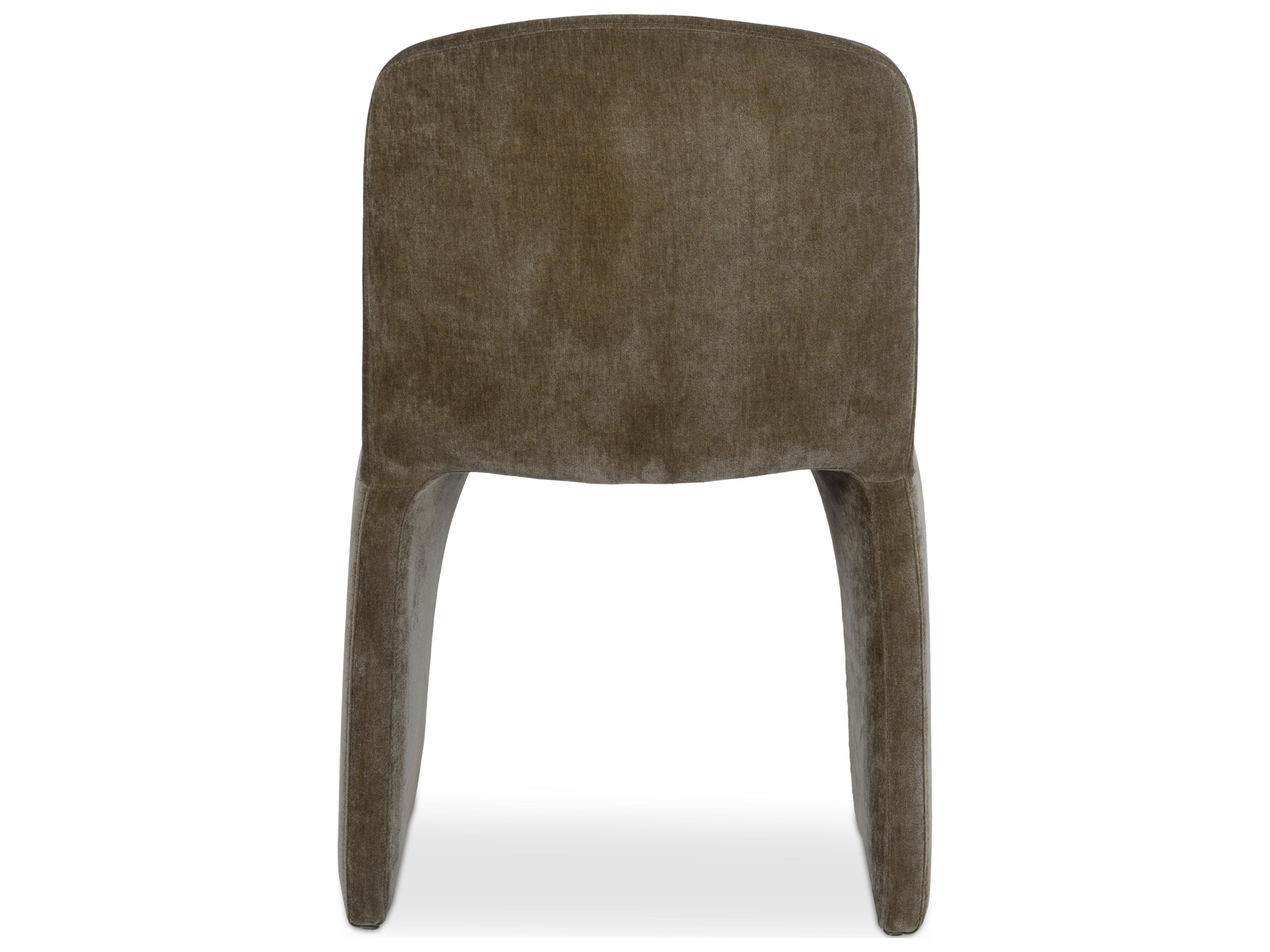 Moe's Home Ella Green Upholstered Armless Dining Chair