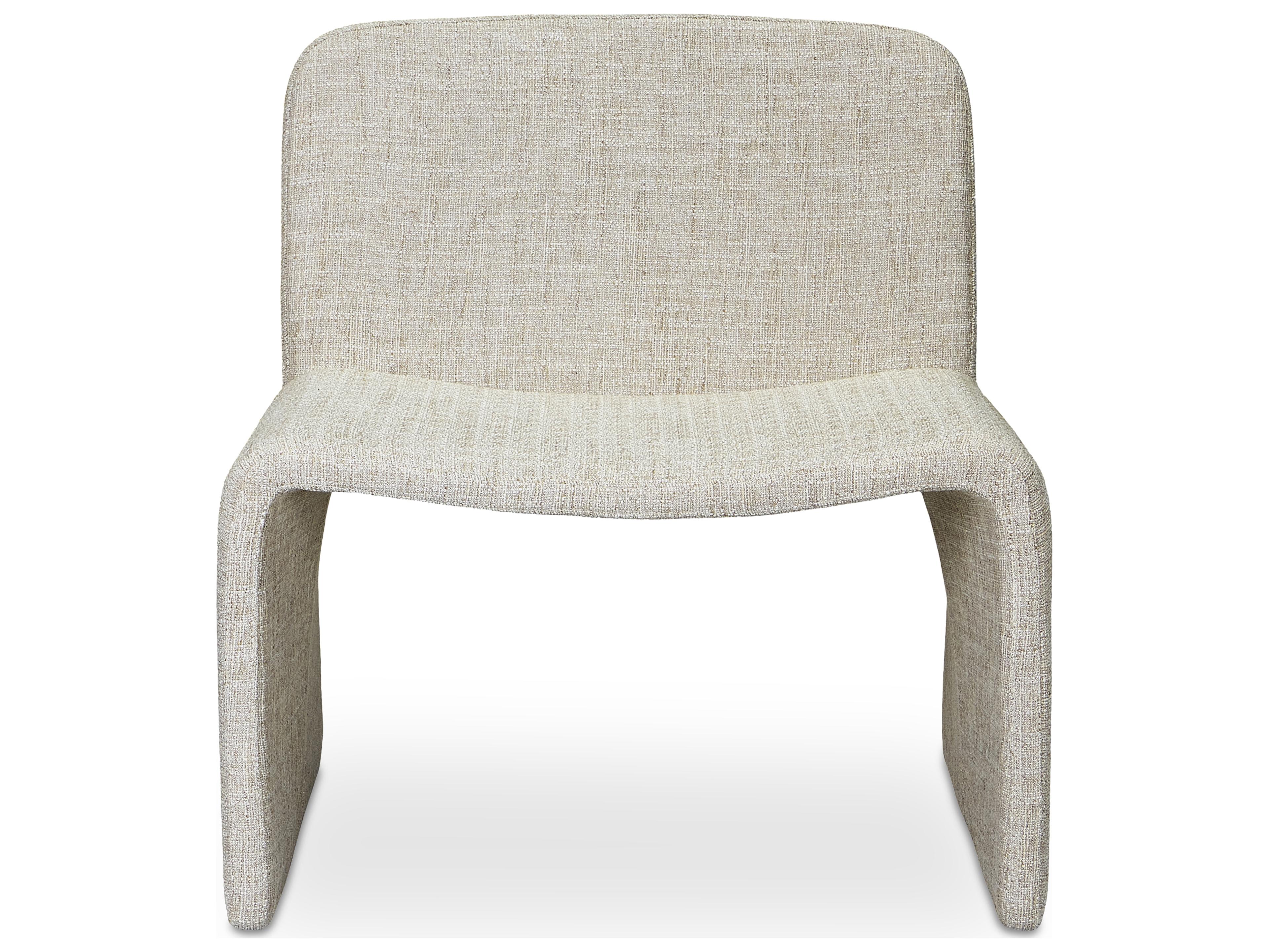 Moe's Home Ella Beige Fabric Accent Chair