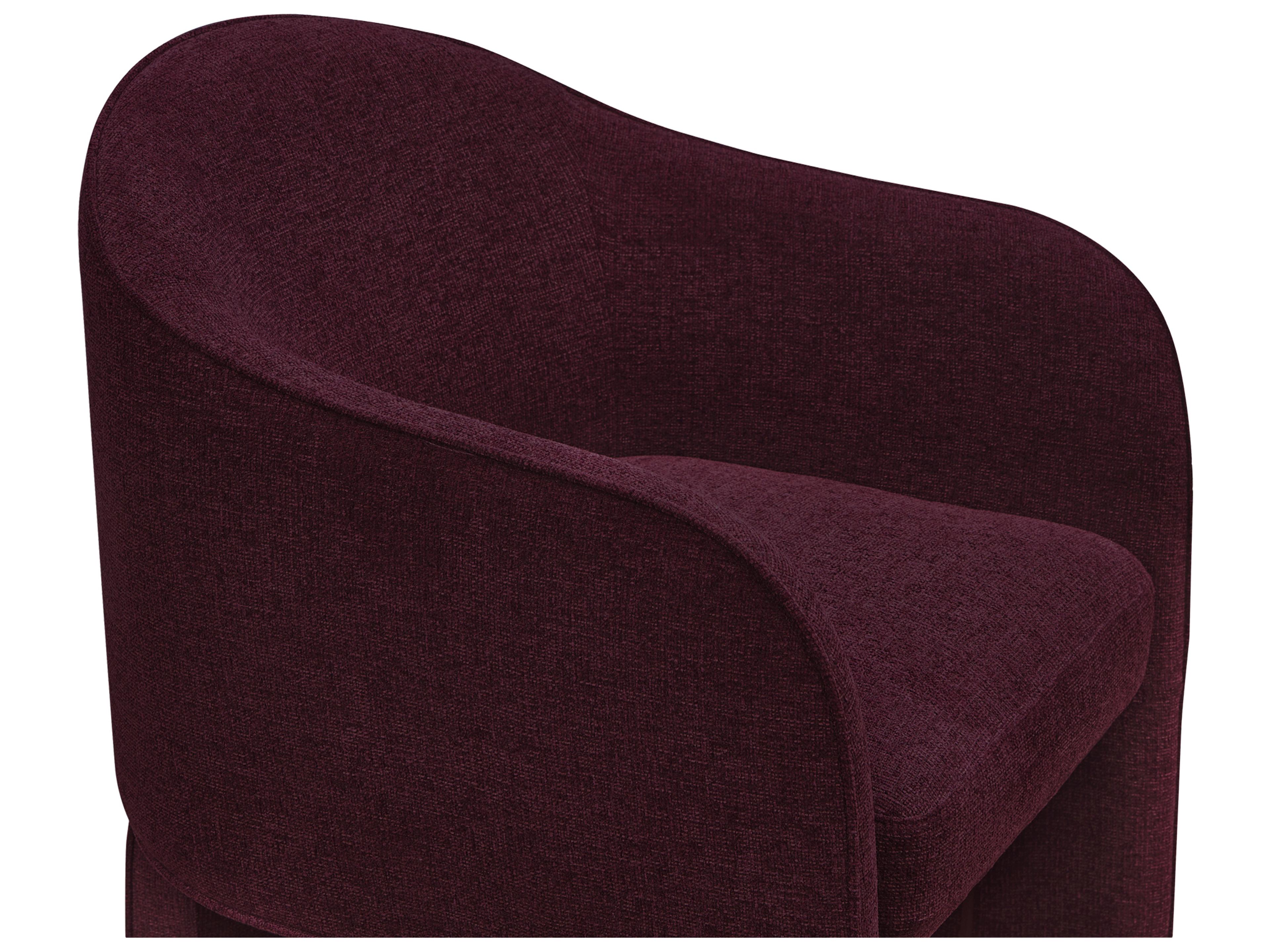 Moe's Home Clara Dining Chair Plum