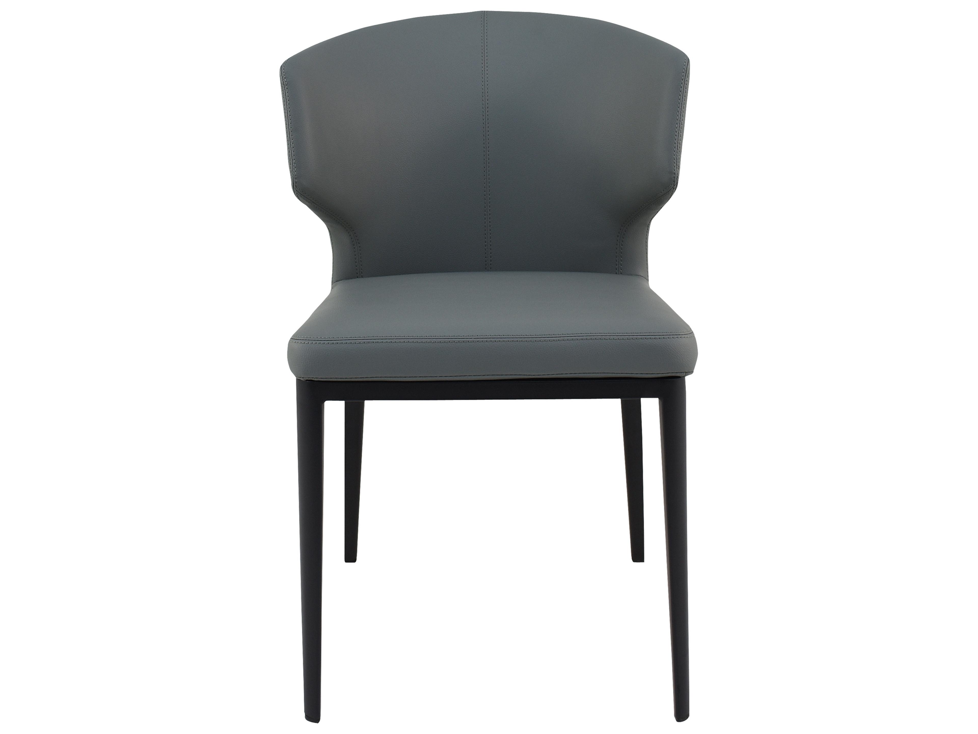 Moe's Home Delaney Gray Side Dining Chair - Set of Two