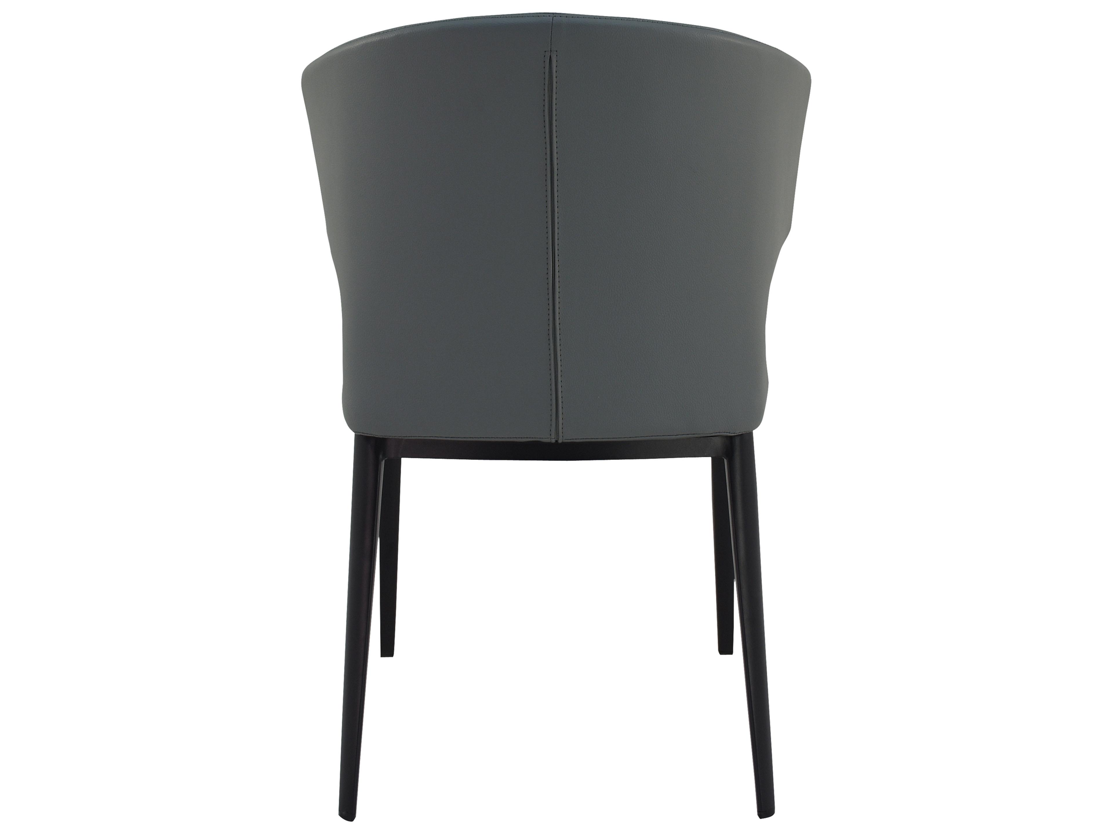 Moe's Home Delaney Gray Side Dining Chair - Set of Two