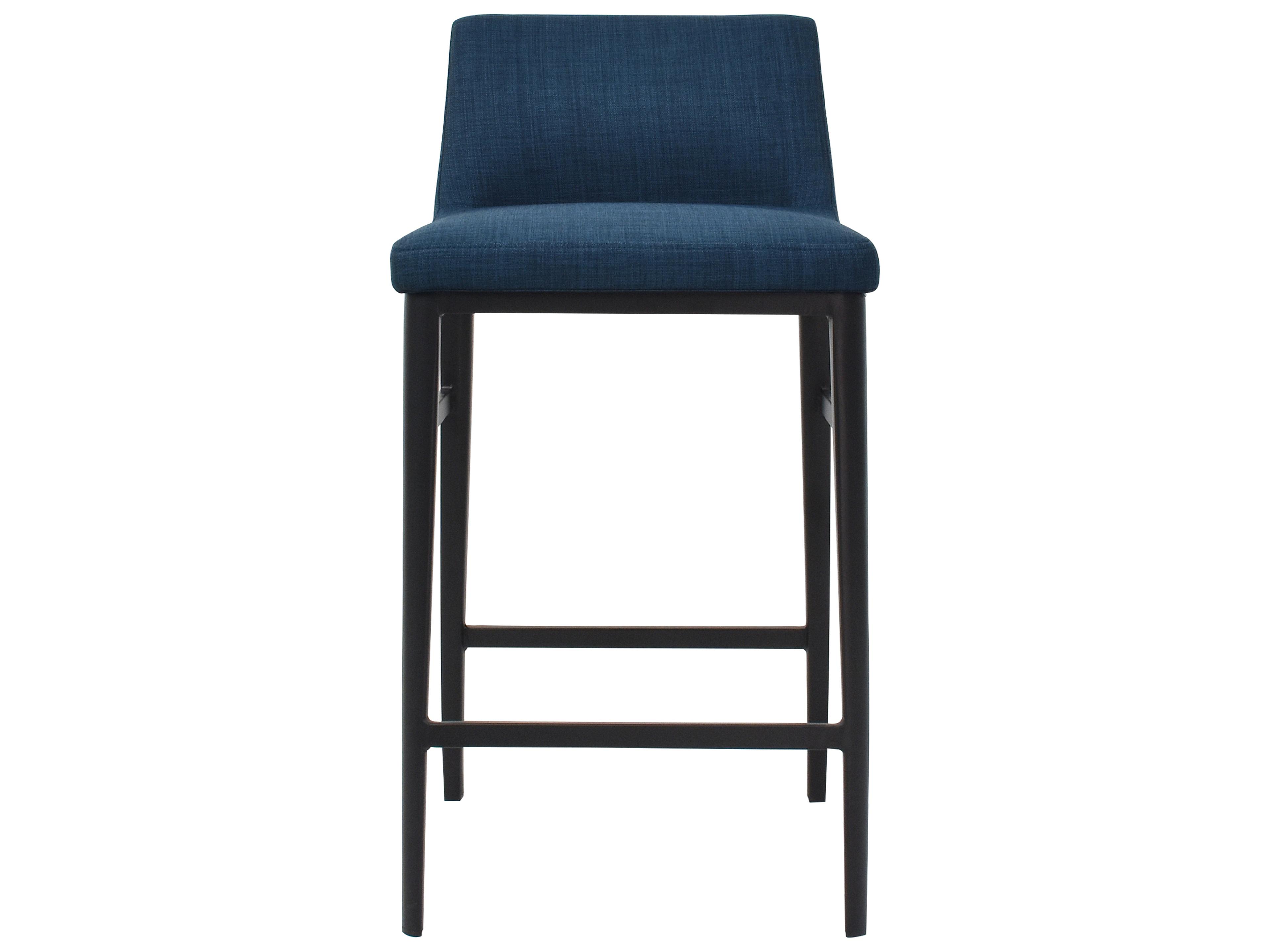 Moe's Home Upholstered Blue Baron Counter Stool