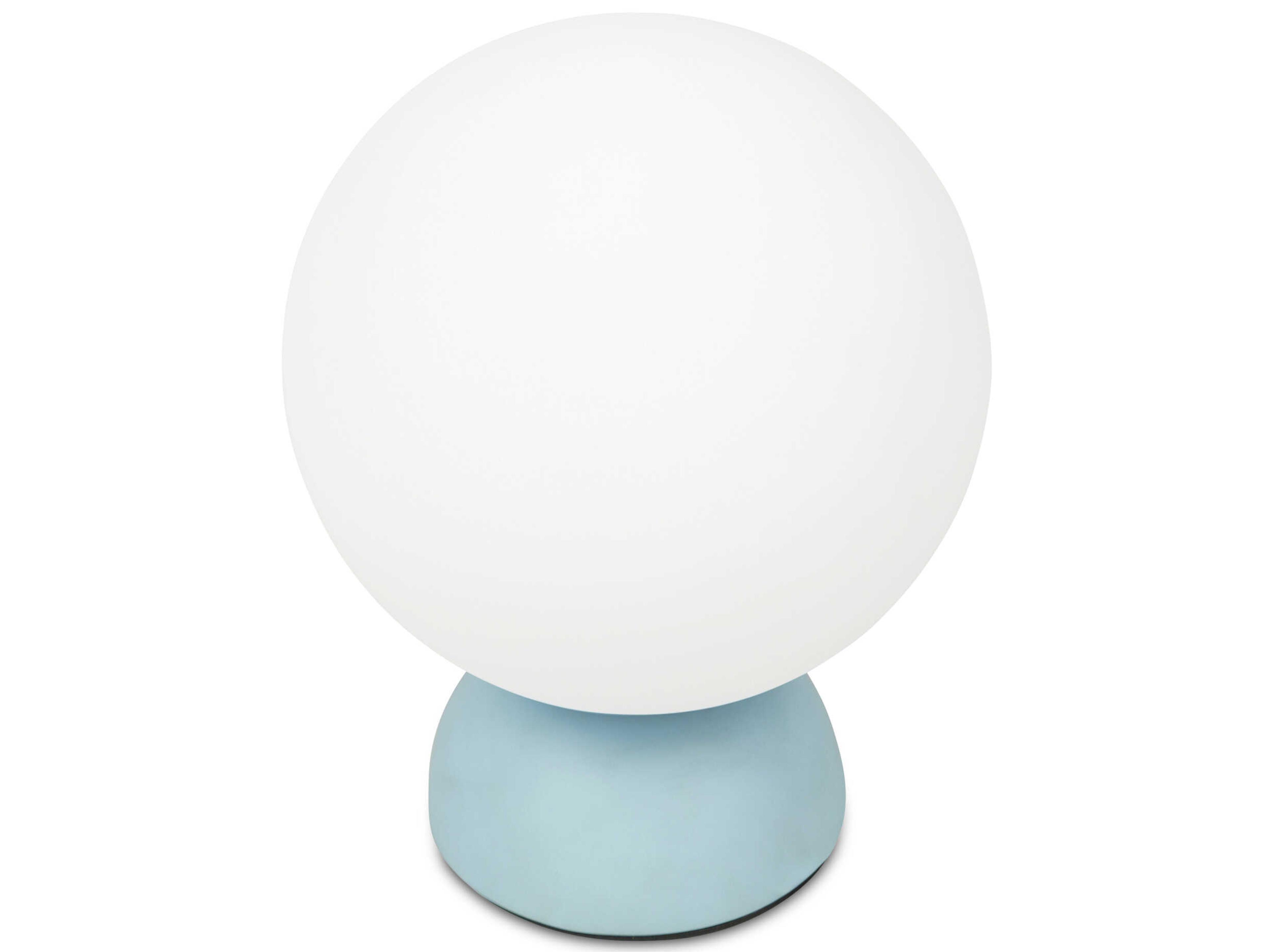 Moe's Home Ovi Blue Milky Opal Glass Table Lamp