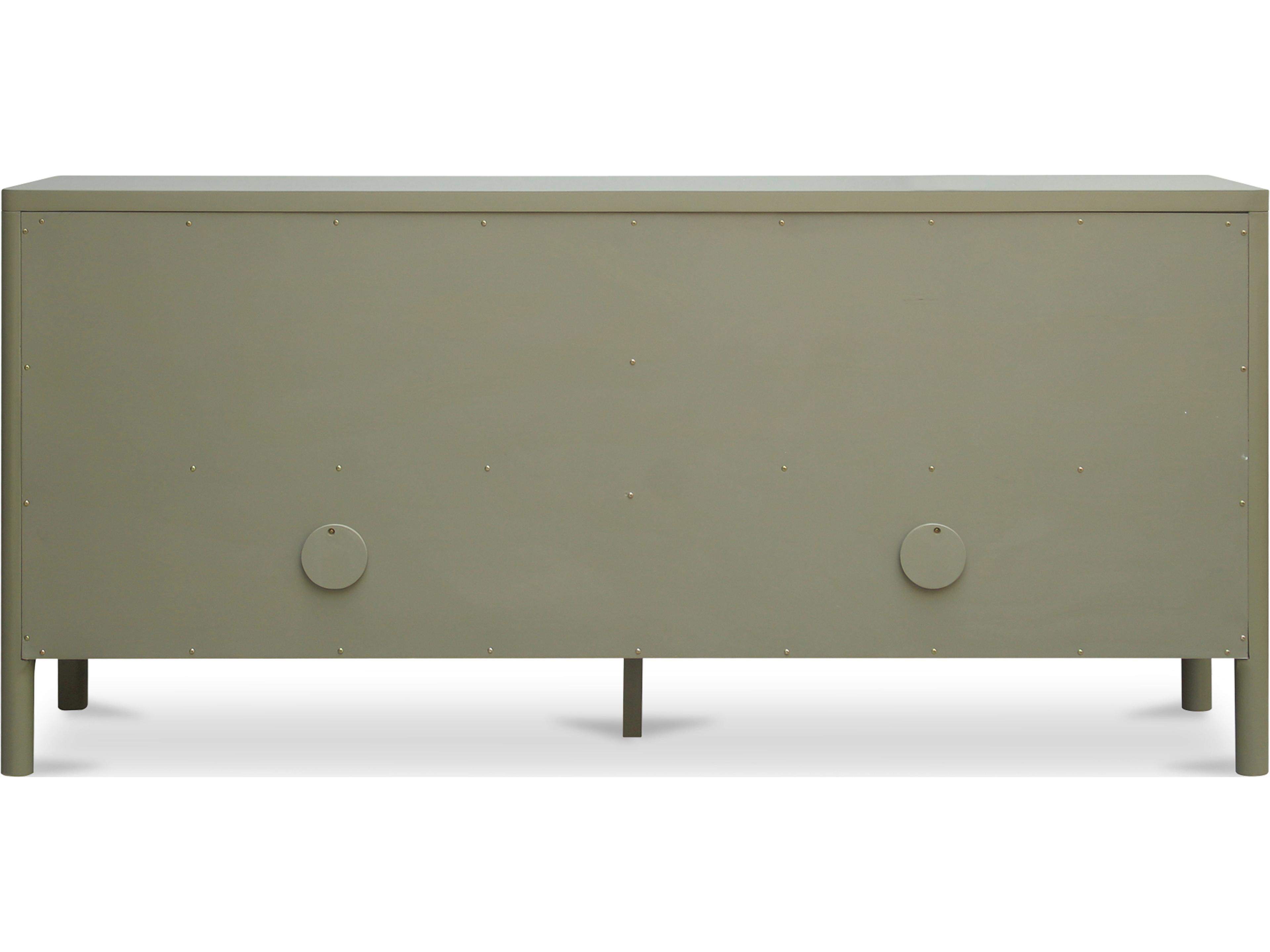 Moe's Home Hannah 72" Oak Wood Green Sideboard