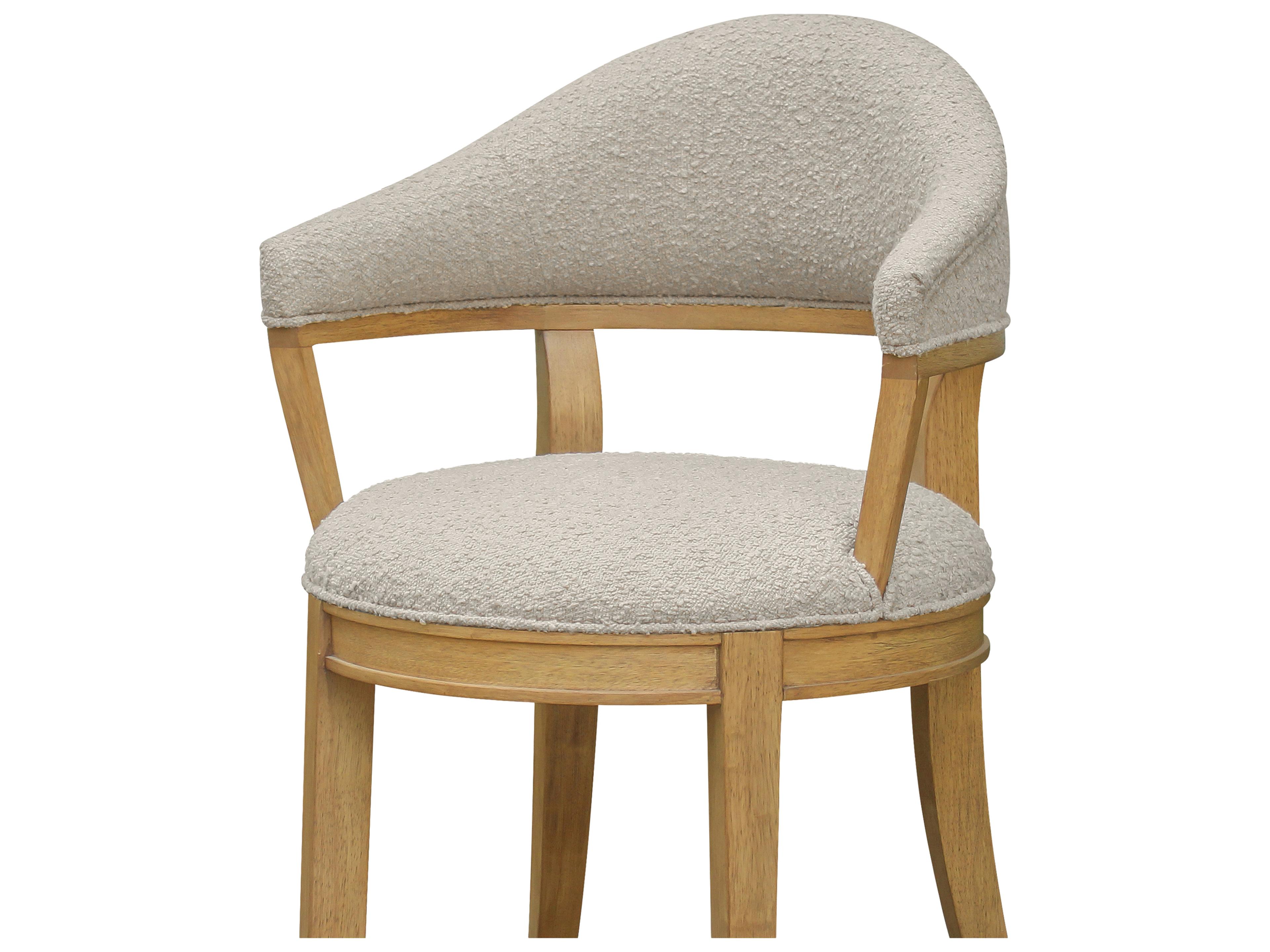 Moe's Home Carlos Plywood Brown Upholstered Arm Dining Chair