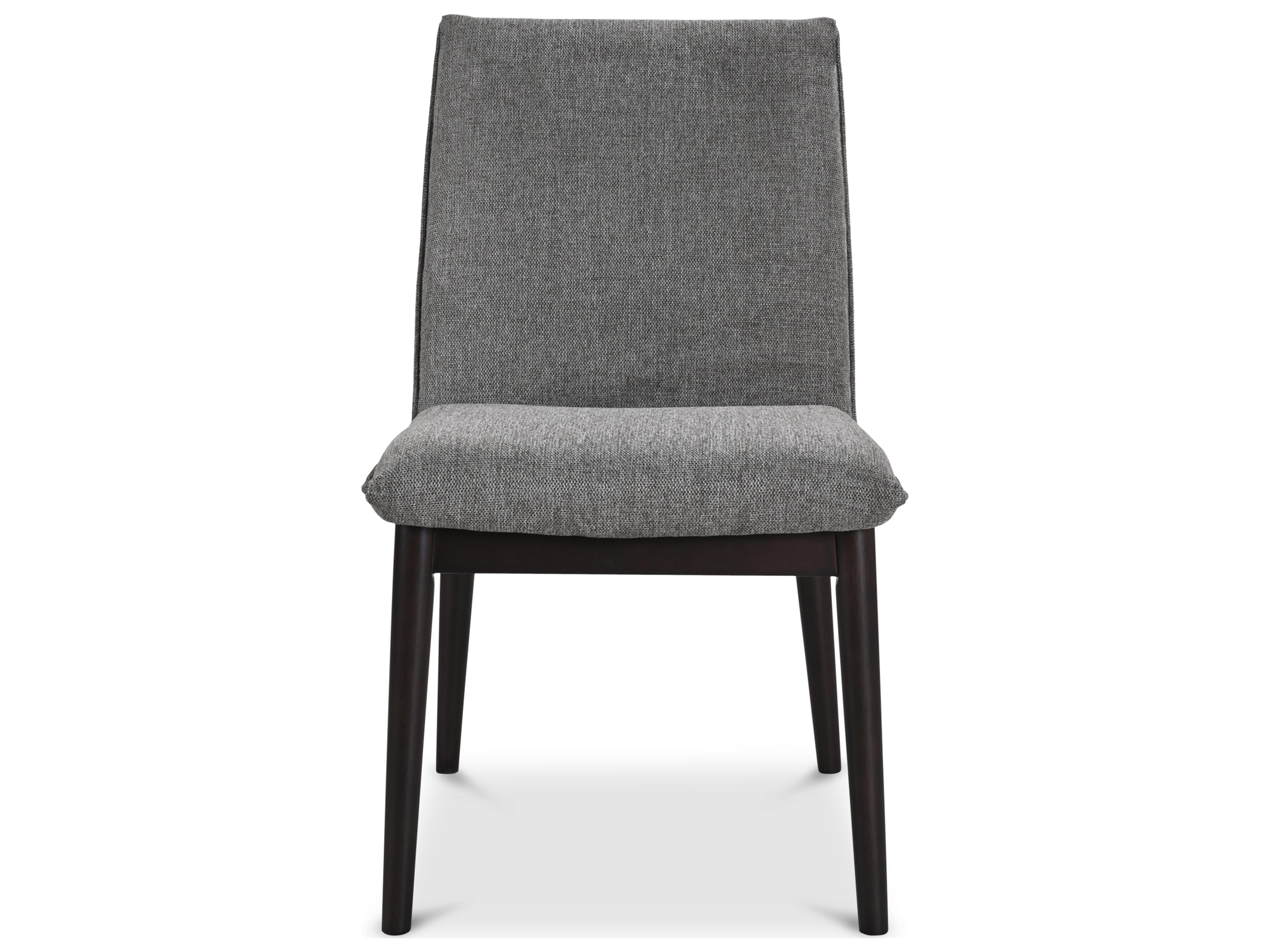 Moe's Home Charlie Dining Chair Dark Grey - Set of Two