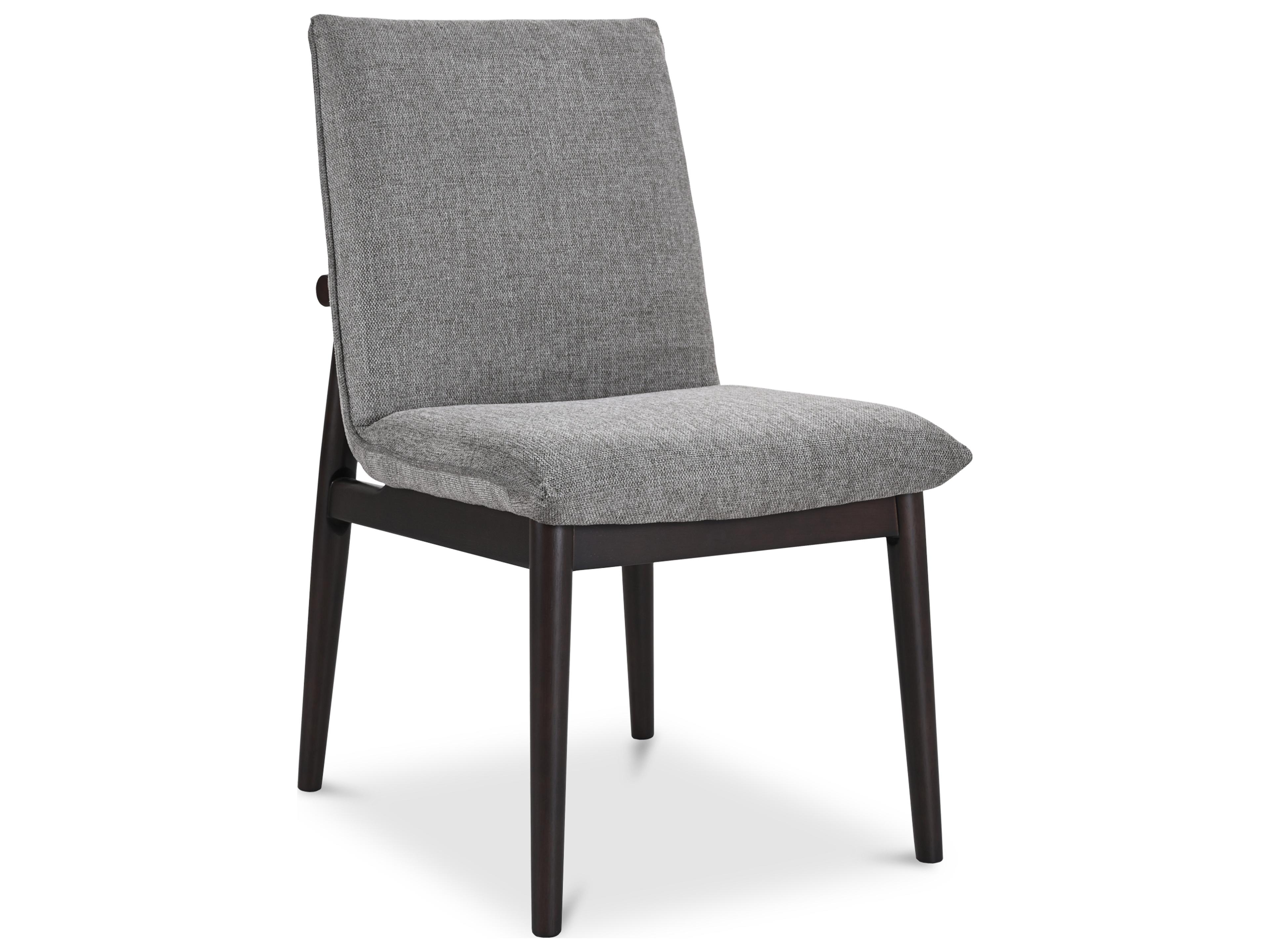 Moe's Home Charlie Dining Chair Dark Grey - Set of Two