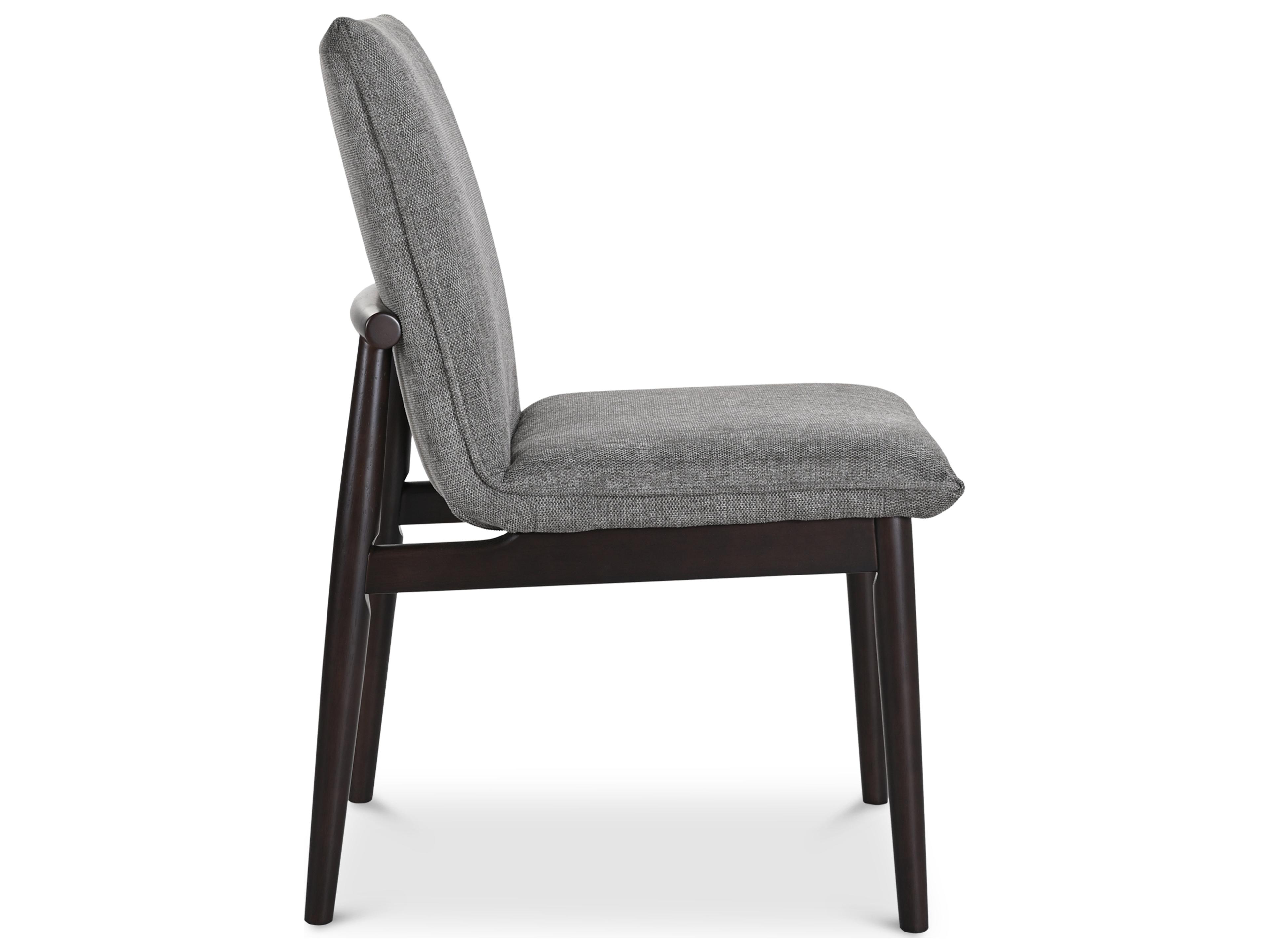 Moe's Home Charlie Dining Chair Dark Grey - Set of Two