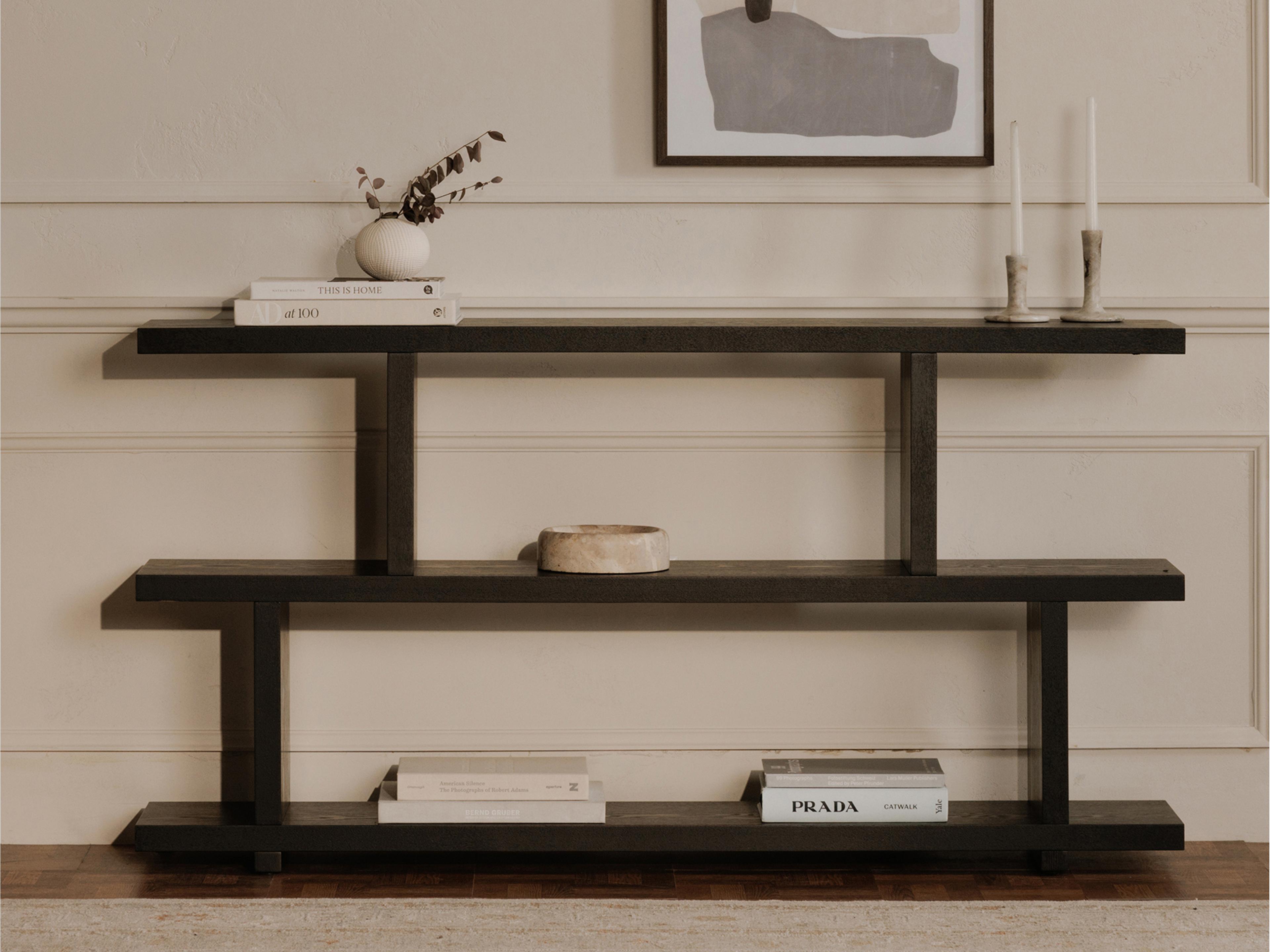 Moe's Home Miri Black Bookcase