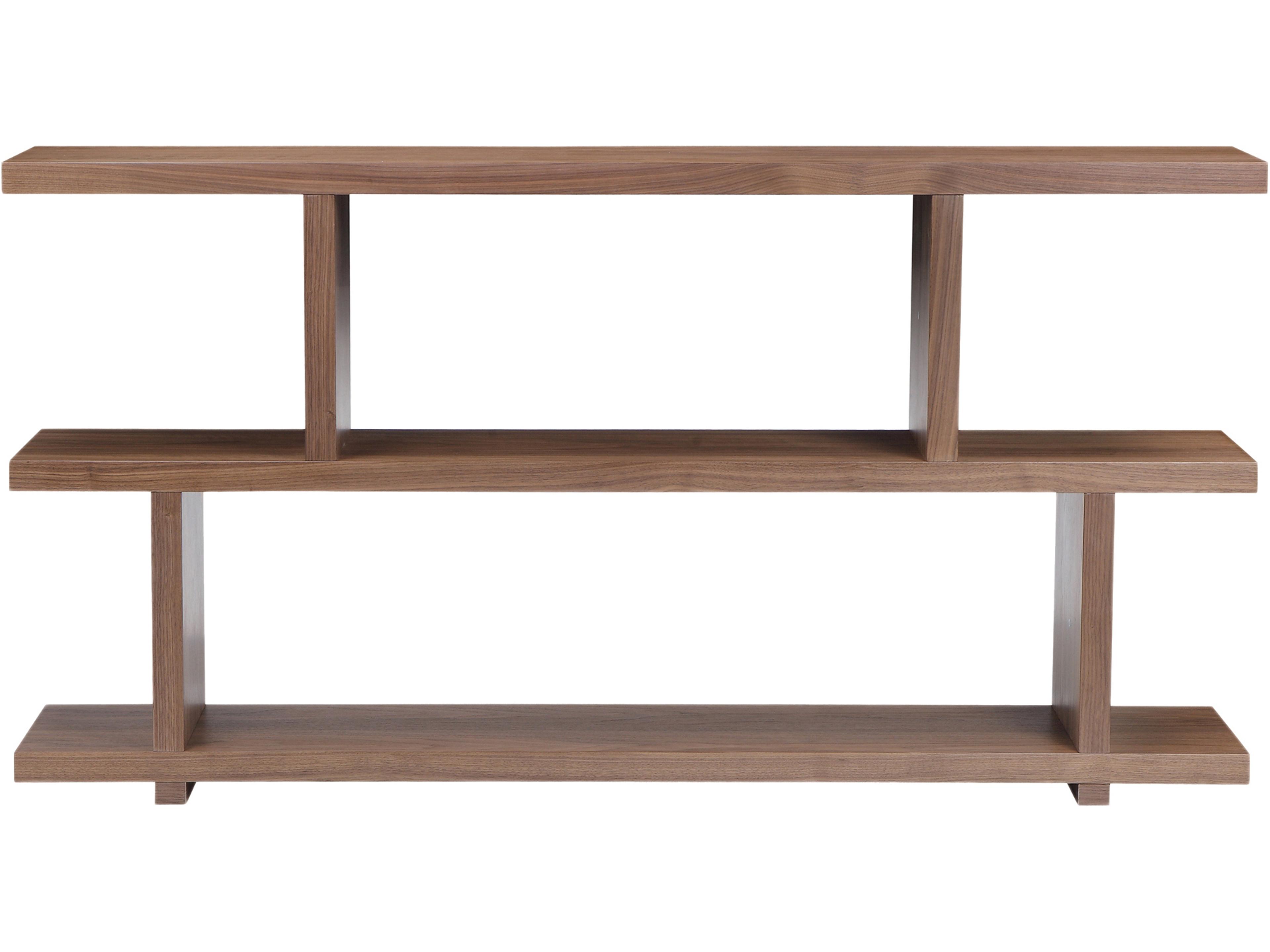 Miri Shelf Small Walnut Mid-Century Modern