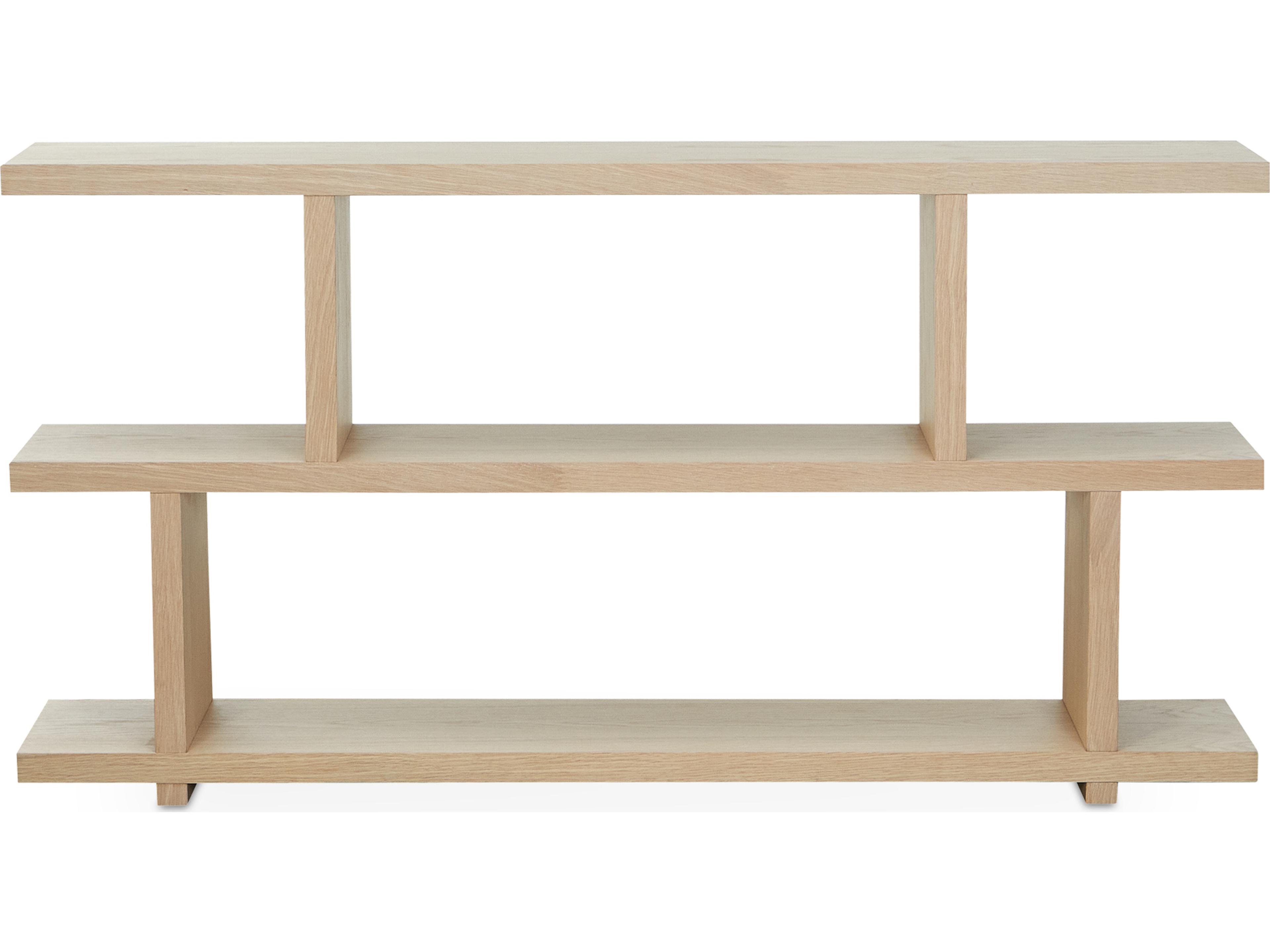 Moe's Home Ichigo White Wash Oak Bookcase