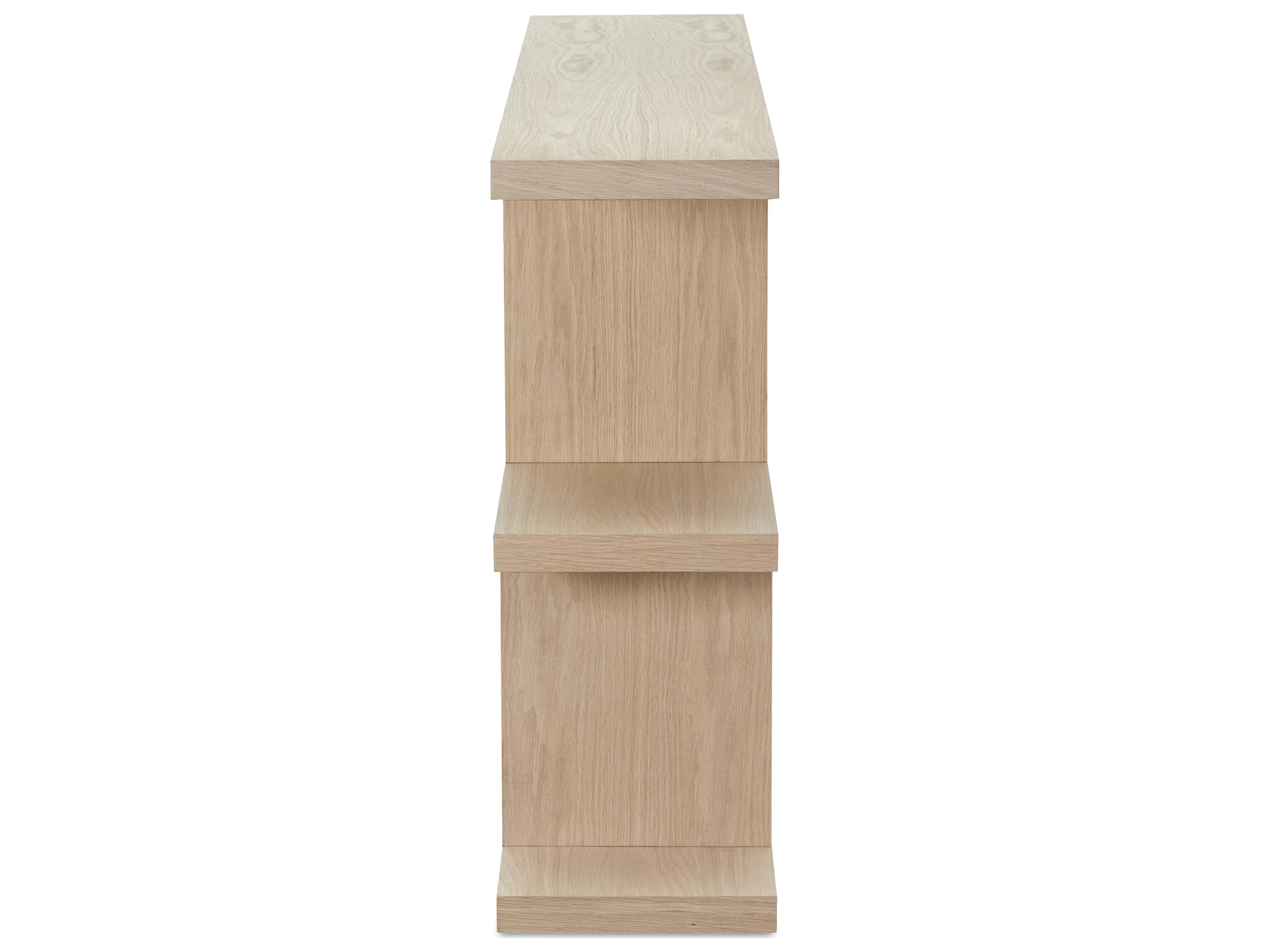 Moe's Home Ichigo White Wash Oak Bookcase