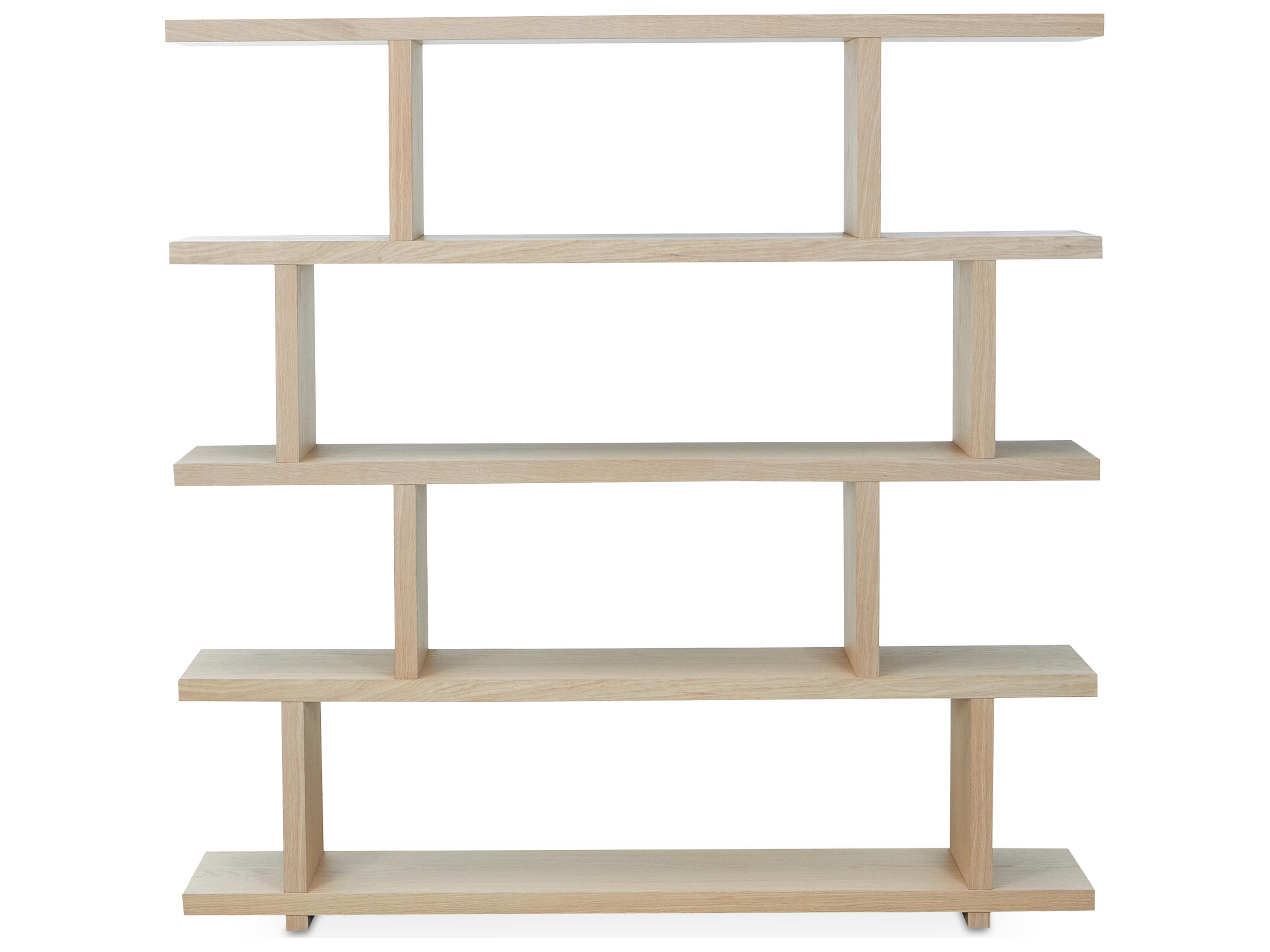 Moe's Home Ichigo White Wash Oak Bookcase