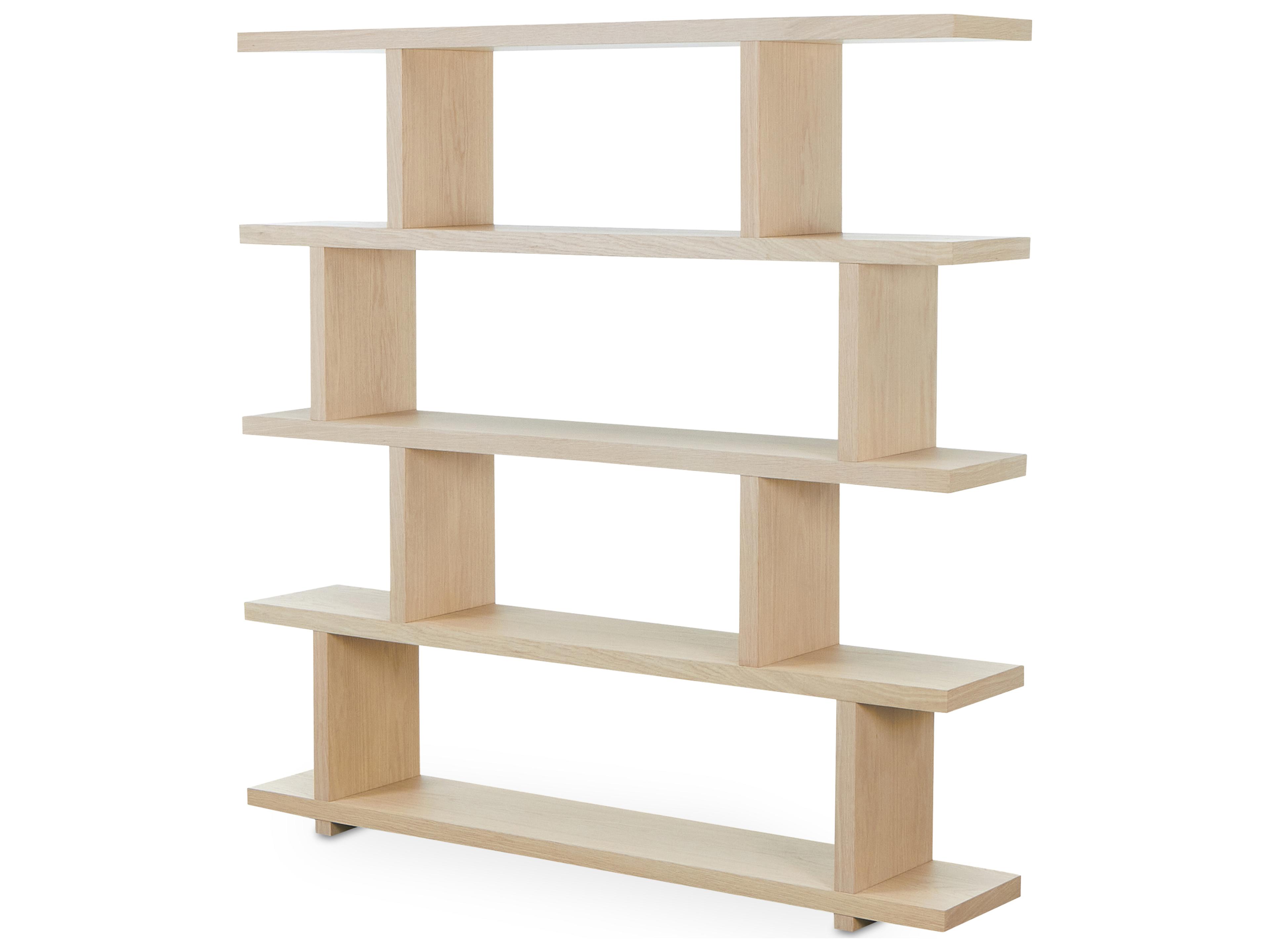 Moe's Home Ichigo White Wash Oak Bookcase