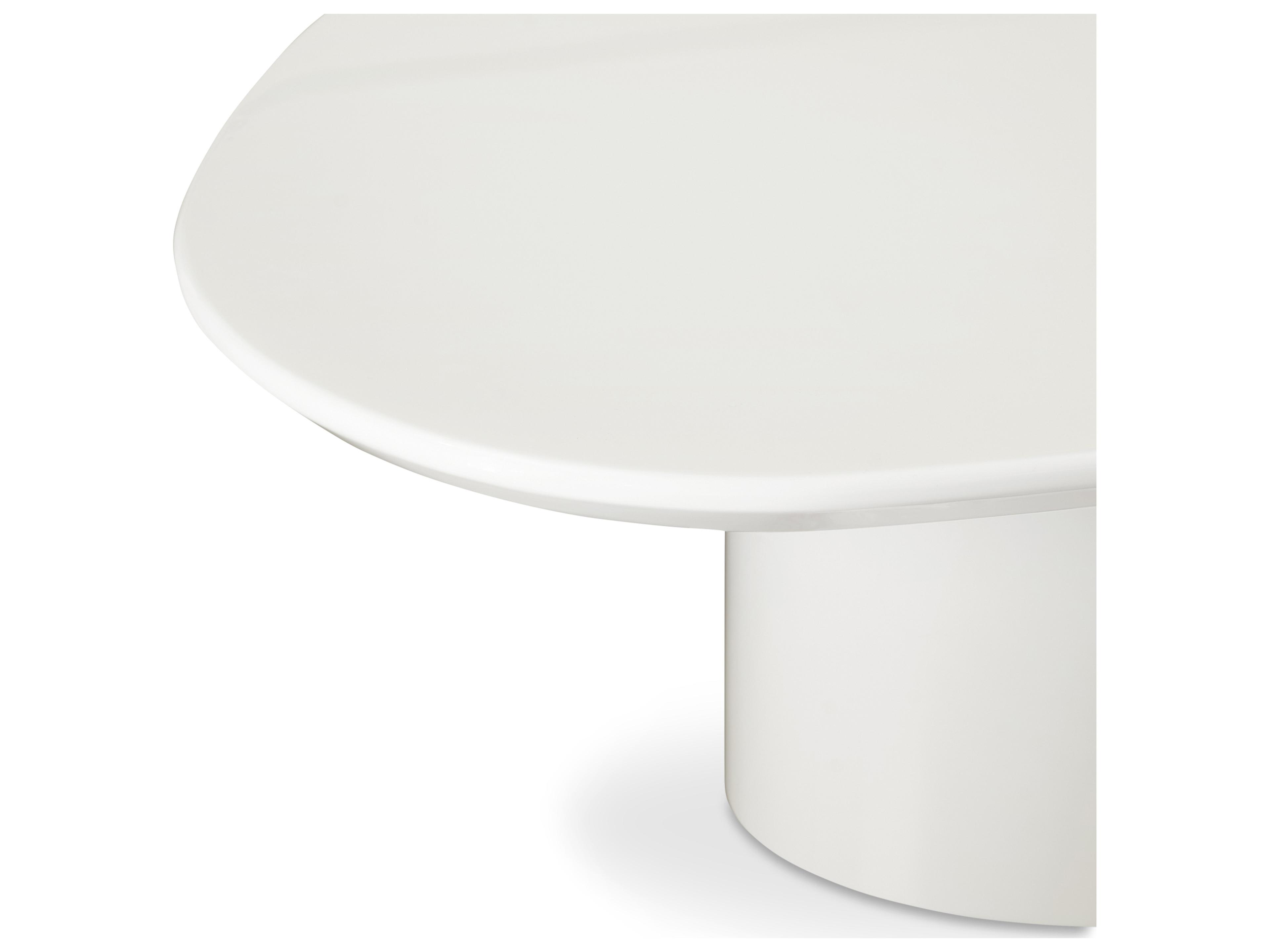 Moe's Home Eden Coffee Table Ivory Lacquer