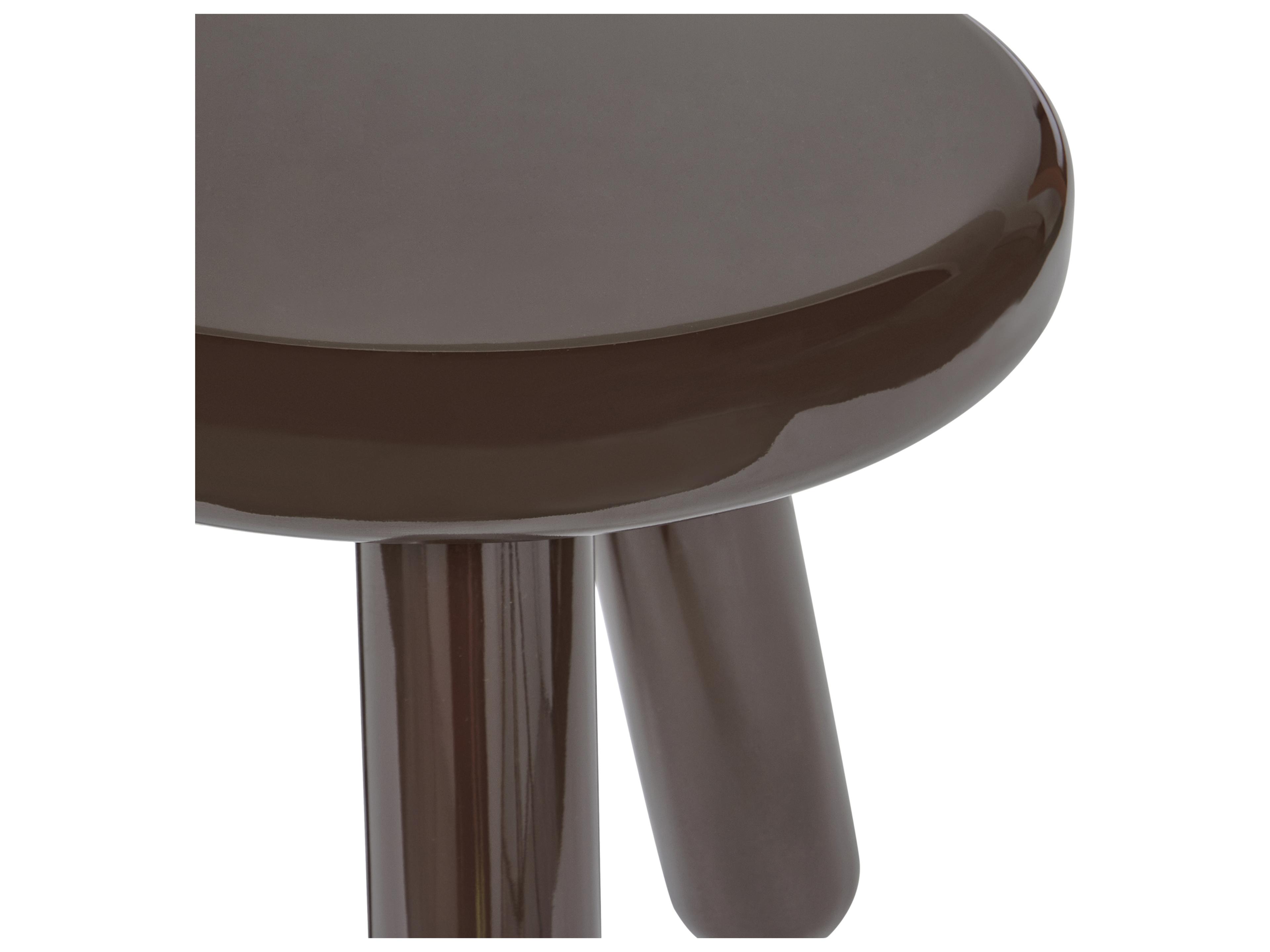 Moe's Home Joy Accent Table Dark Brown Lacquer