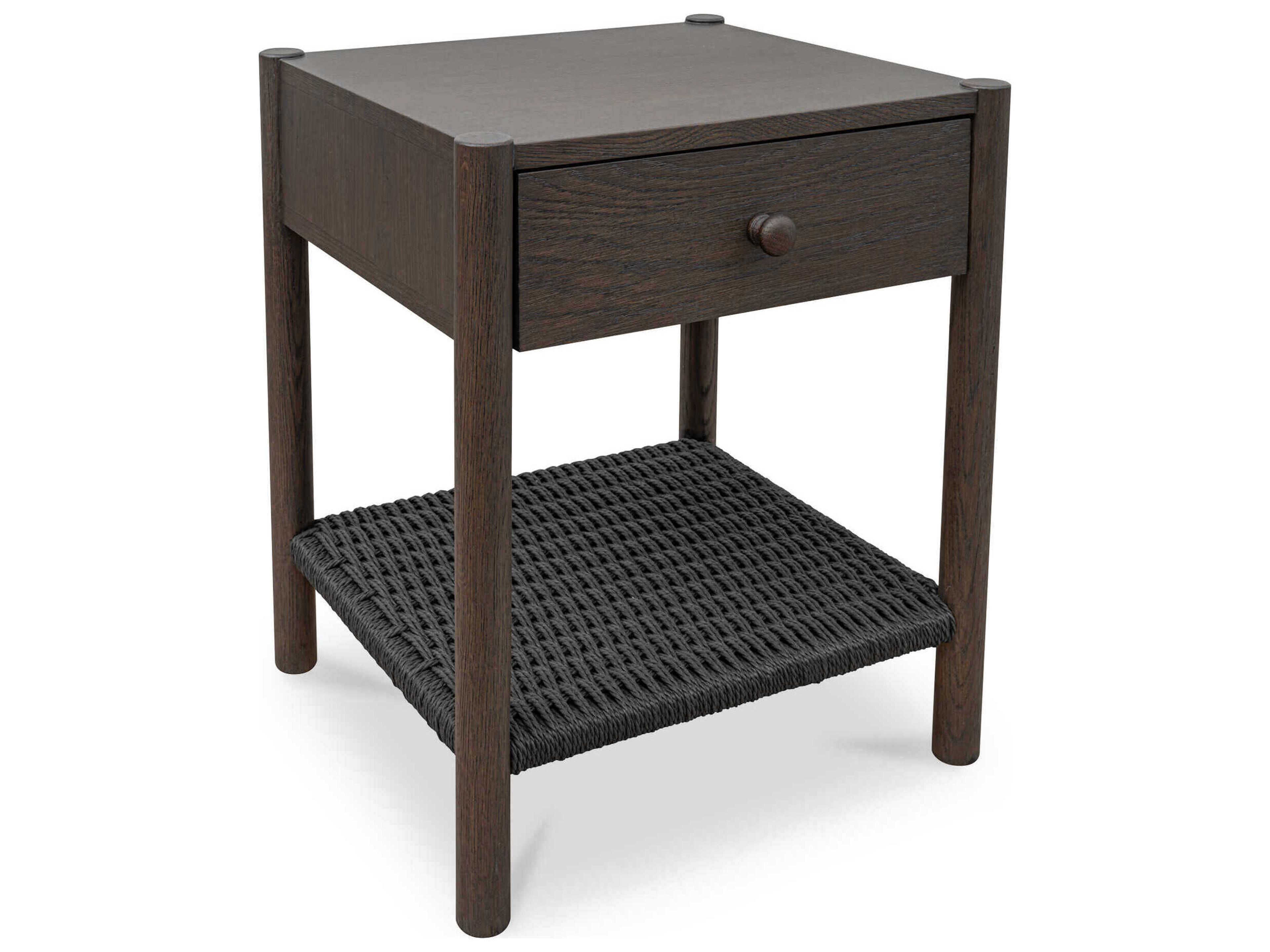 Moe's Home Millie 1-Drawer Oak Wood Nightstand