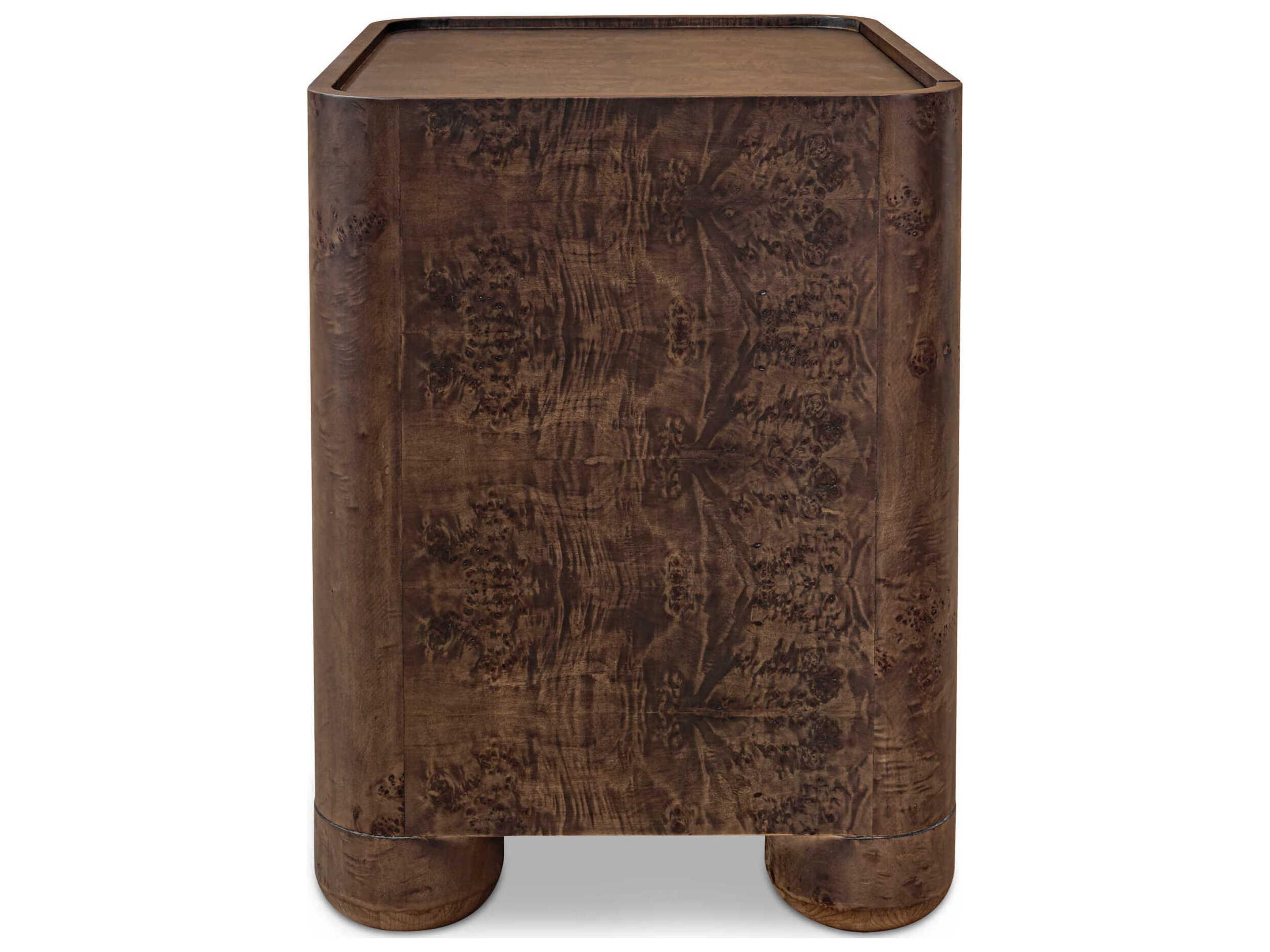 Moe's Home Gibson 2-Drawers Oak Wood Nightstand