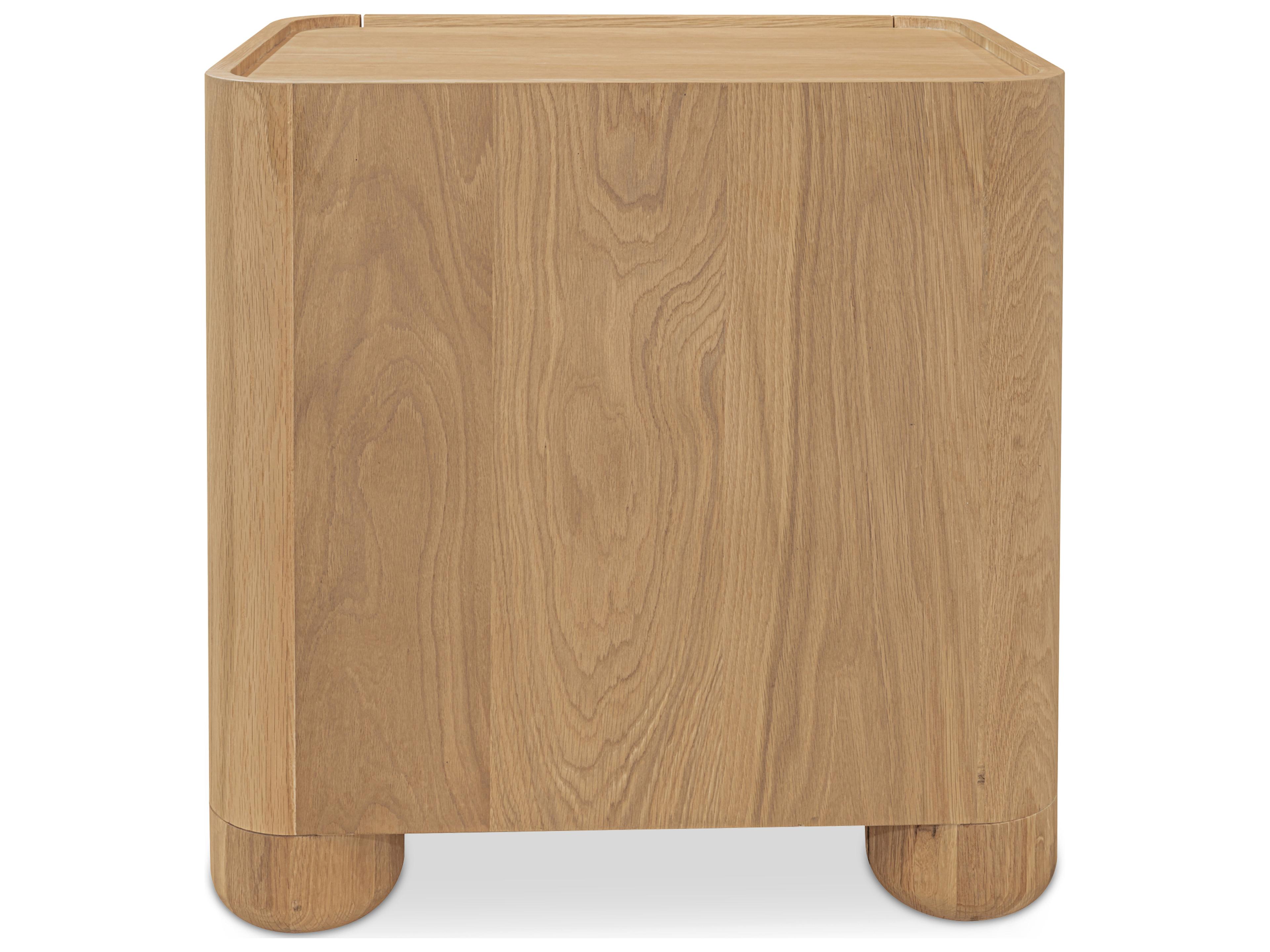 Moe's Home Gibson 2-Drawers Oak Wood Nightstand