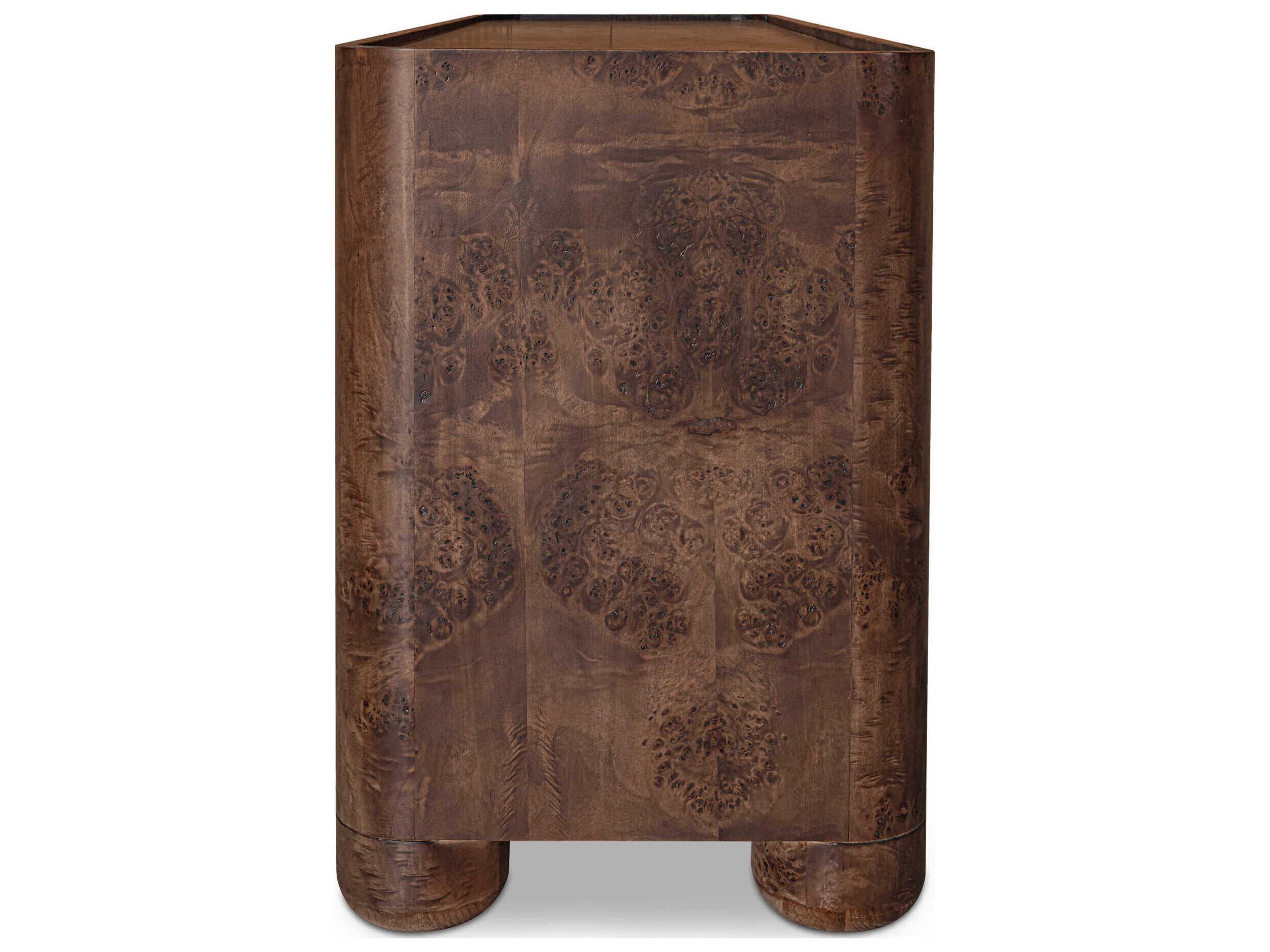 Moe's Home Gibson 6-Drawers Oak Wood Double Dresser