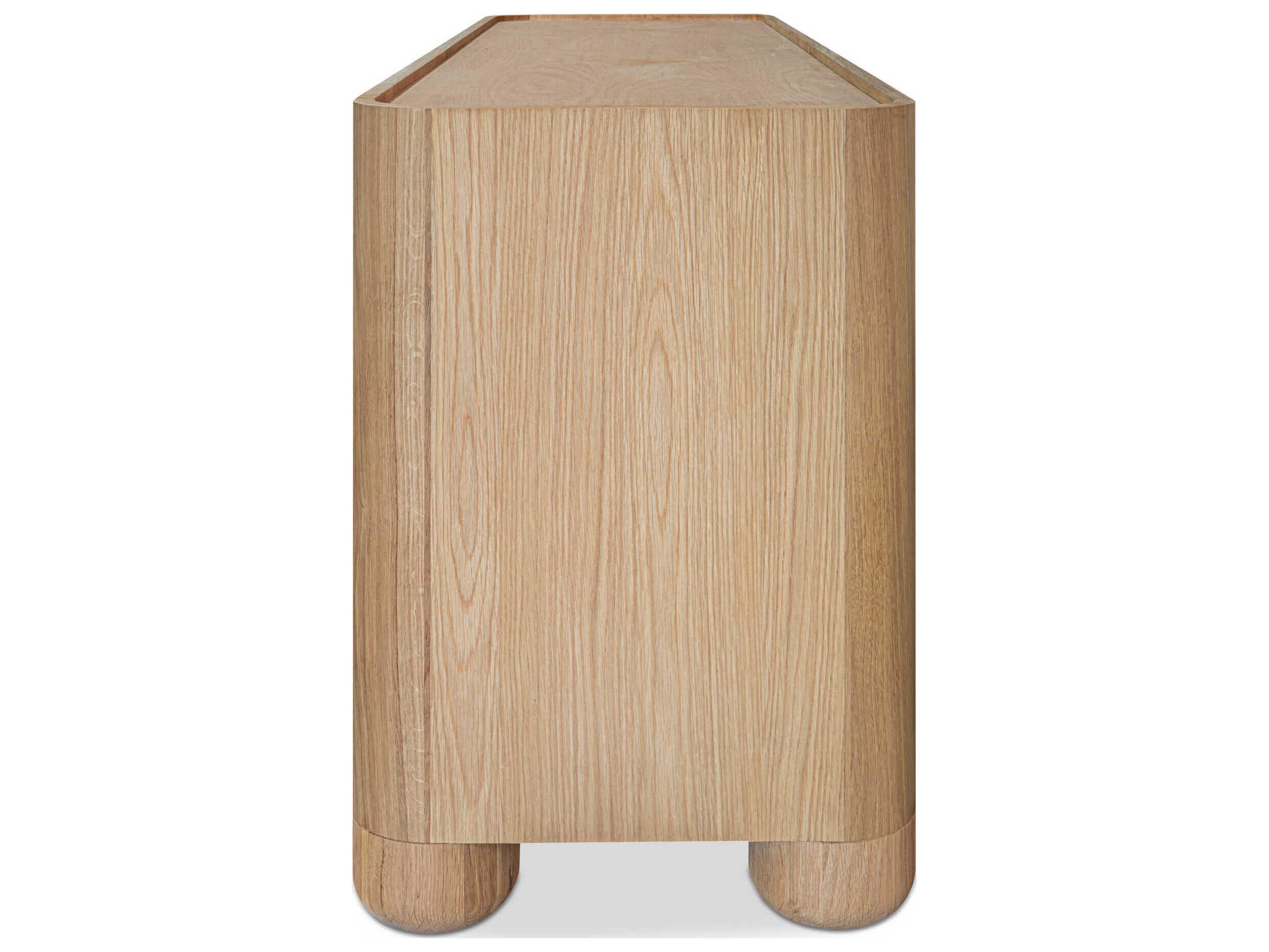 Moe's Home Gibson 6-Drawers Oak Wood Double Dresser