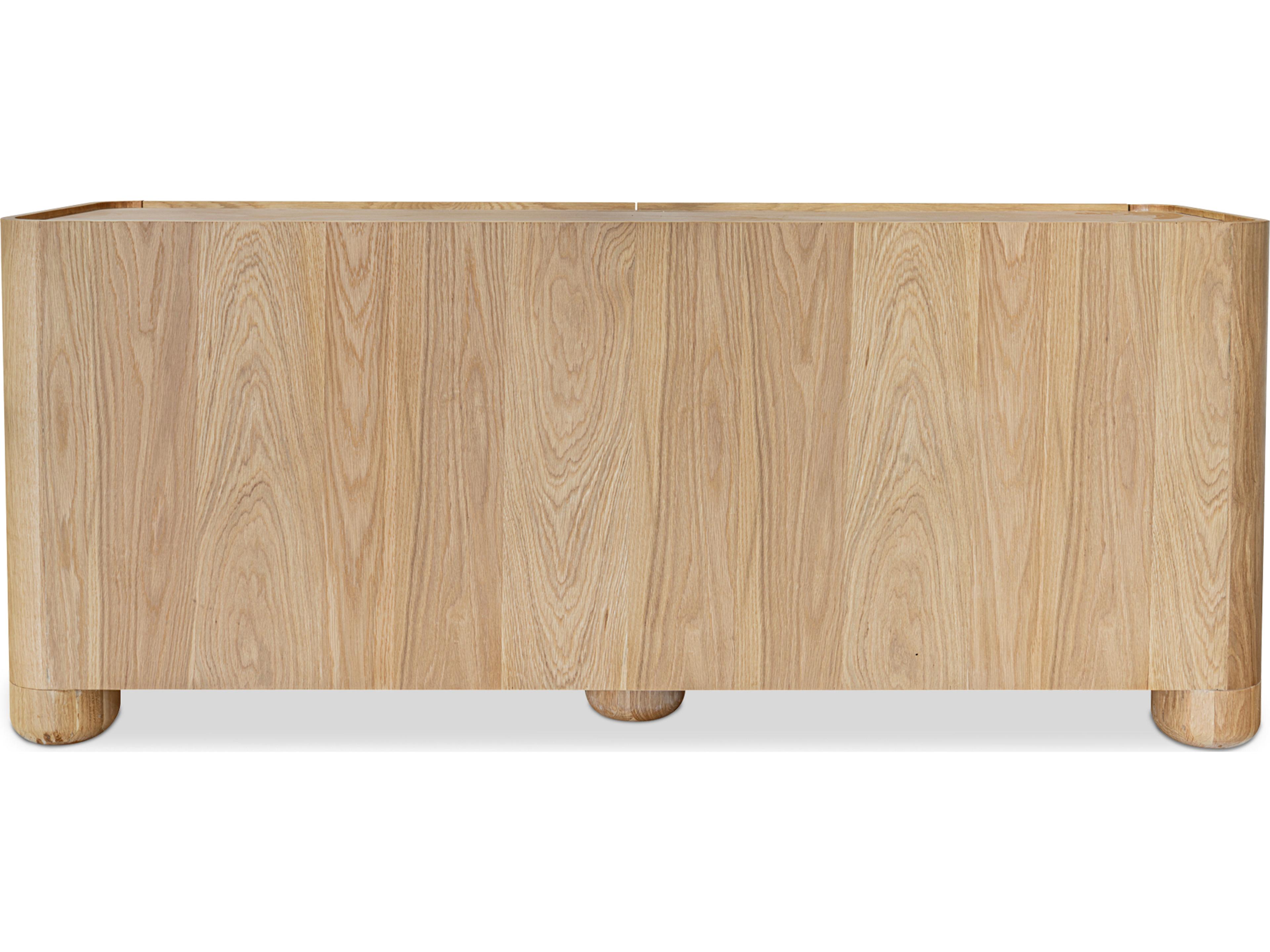 Moe's Home Gibson 6-Drawers Oak Wood Double Dresser