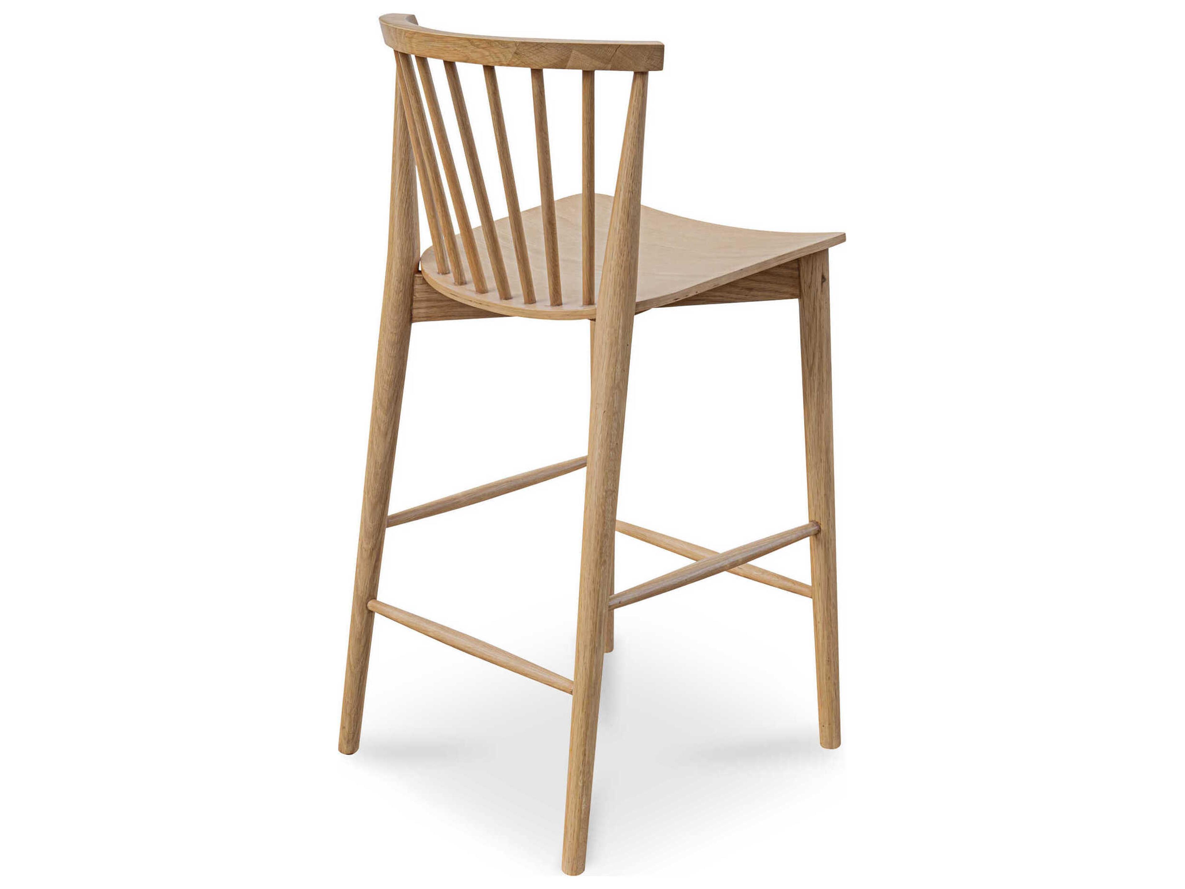 Moe's Home Marley Natural Plywood Counter Stool