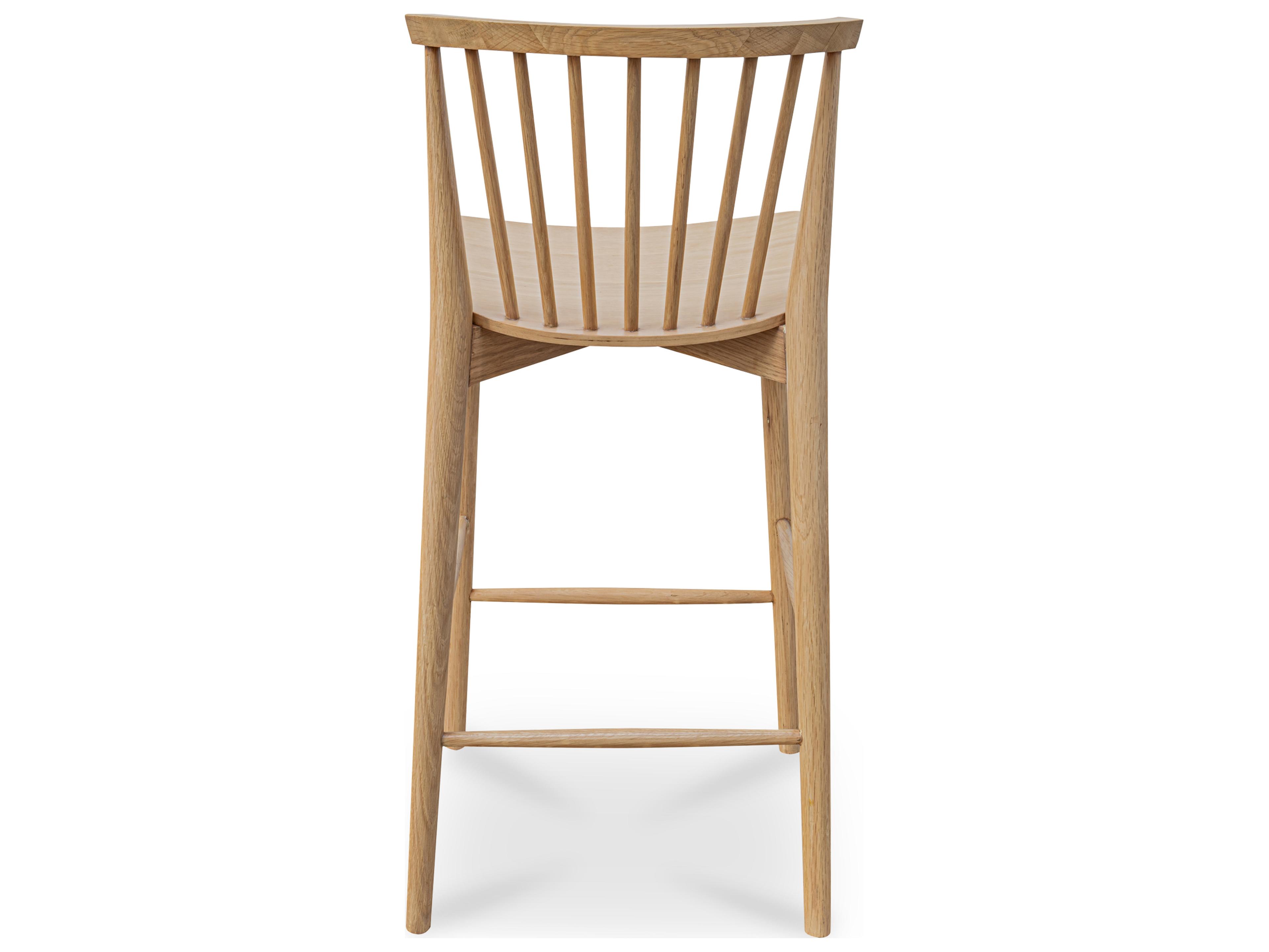 Moe's Home Marley Natural Plywood Counter Stool