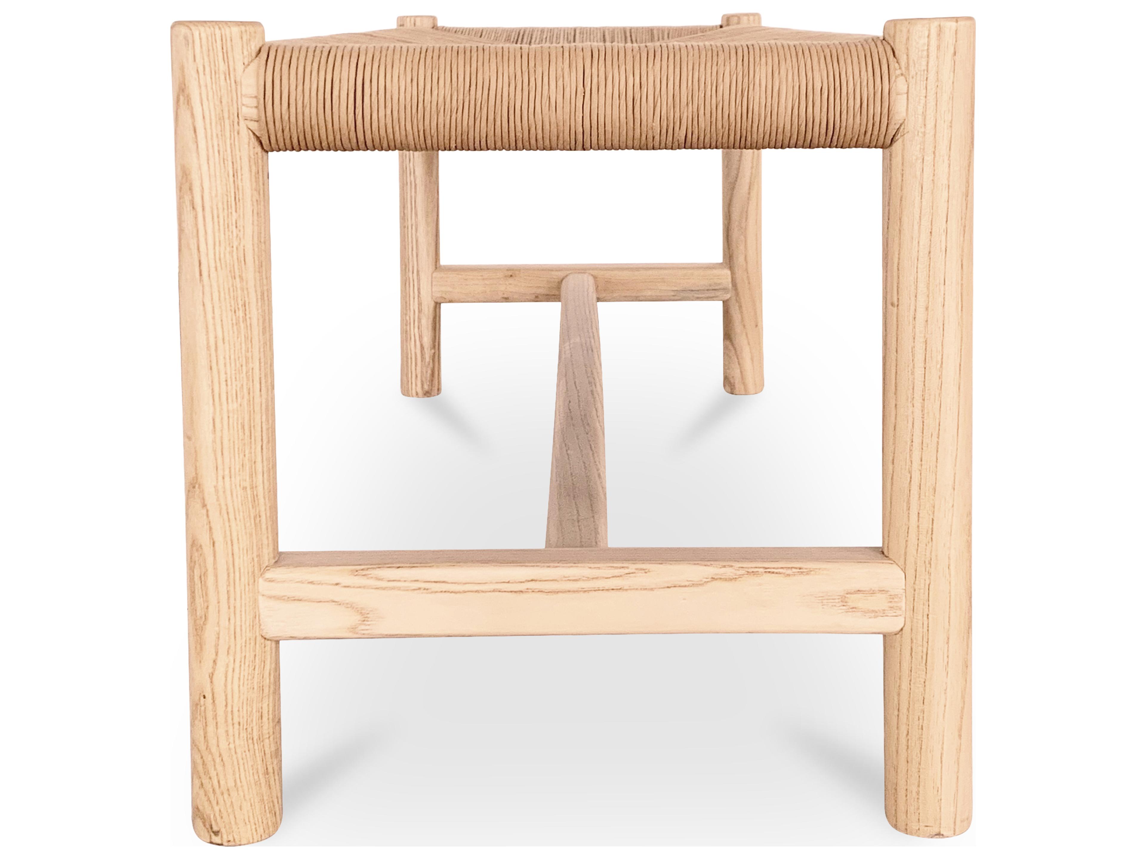 Moe's Home Natural Brown Accent Bench