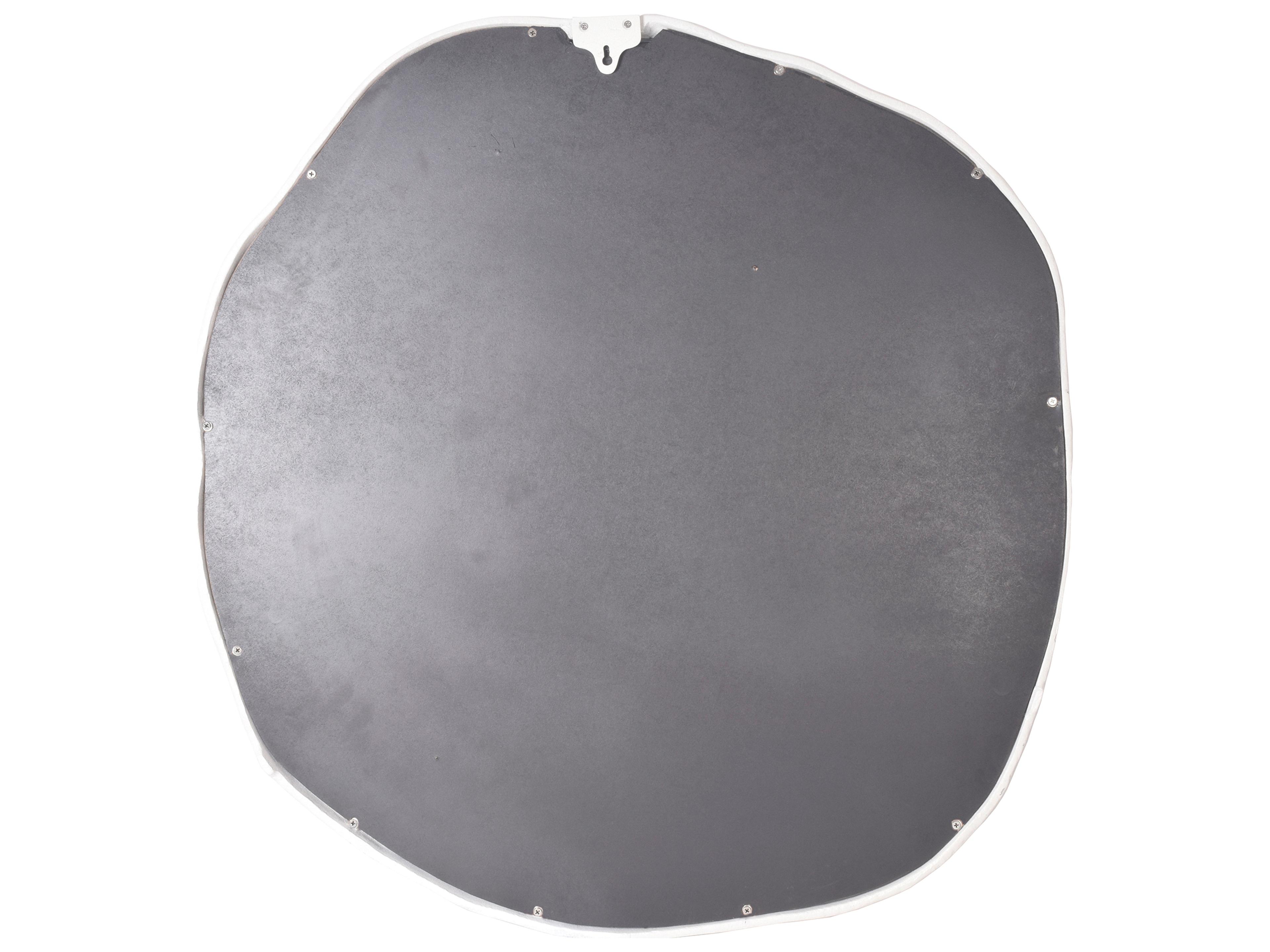 Moe's Home Foundry White Round Wall Mirror