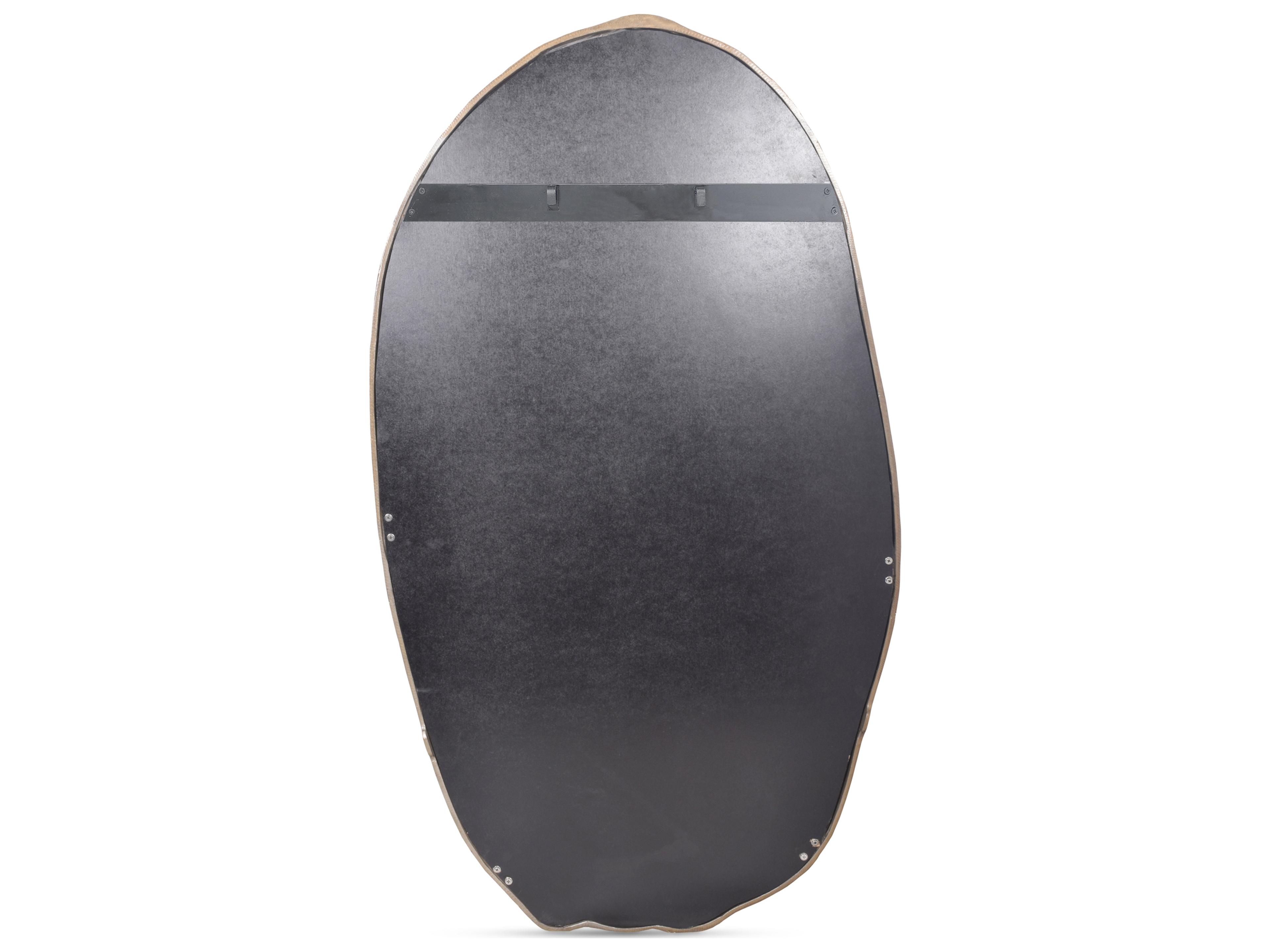 Moe's Home Foundry Gold Oval Wall Mirror