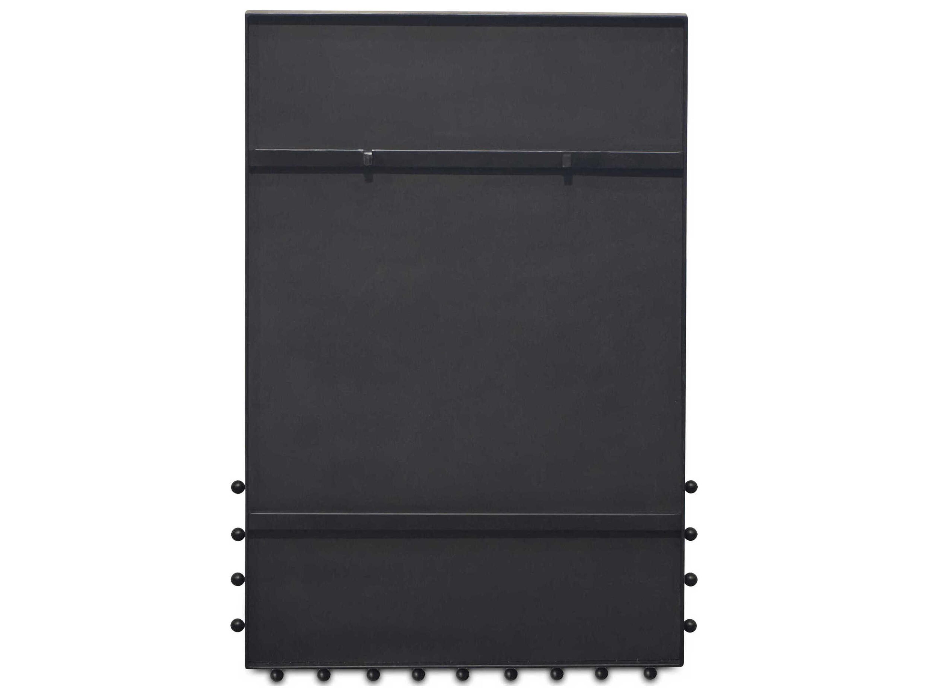 Moe's Home Figaro Black Rectangular Wall Mirror