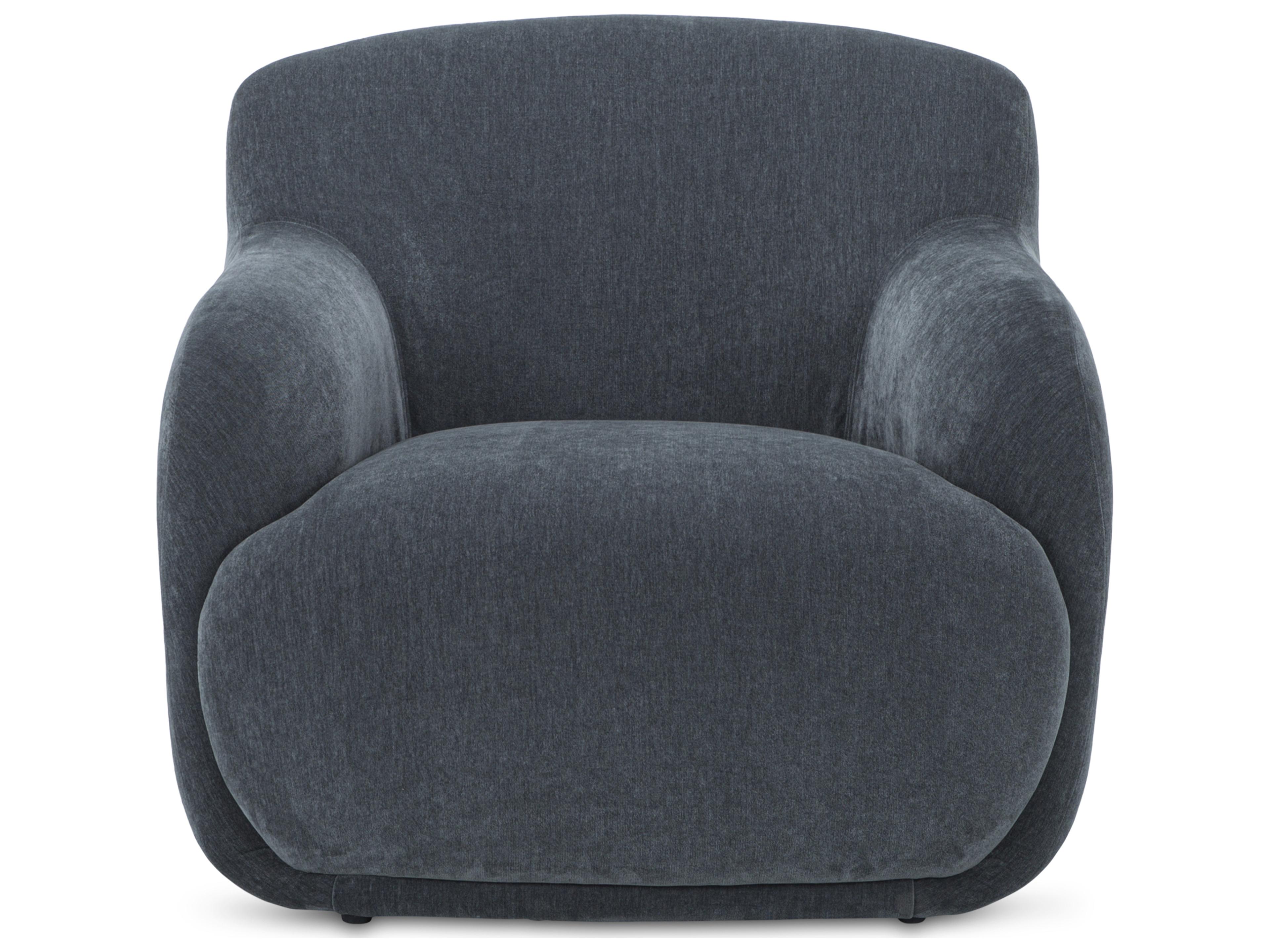 Moe's Home Stevie Lounge Chair Slate Blue