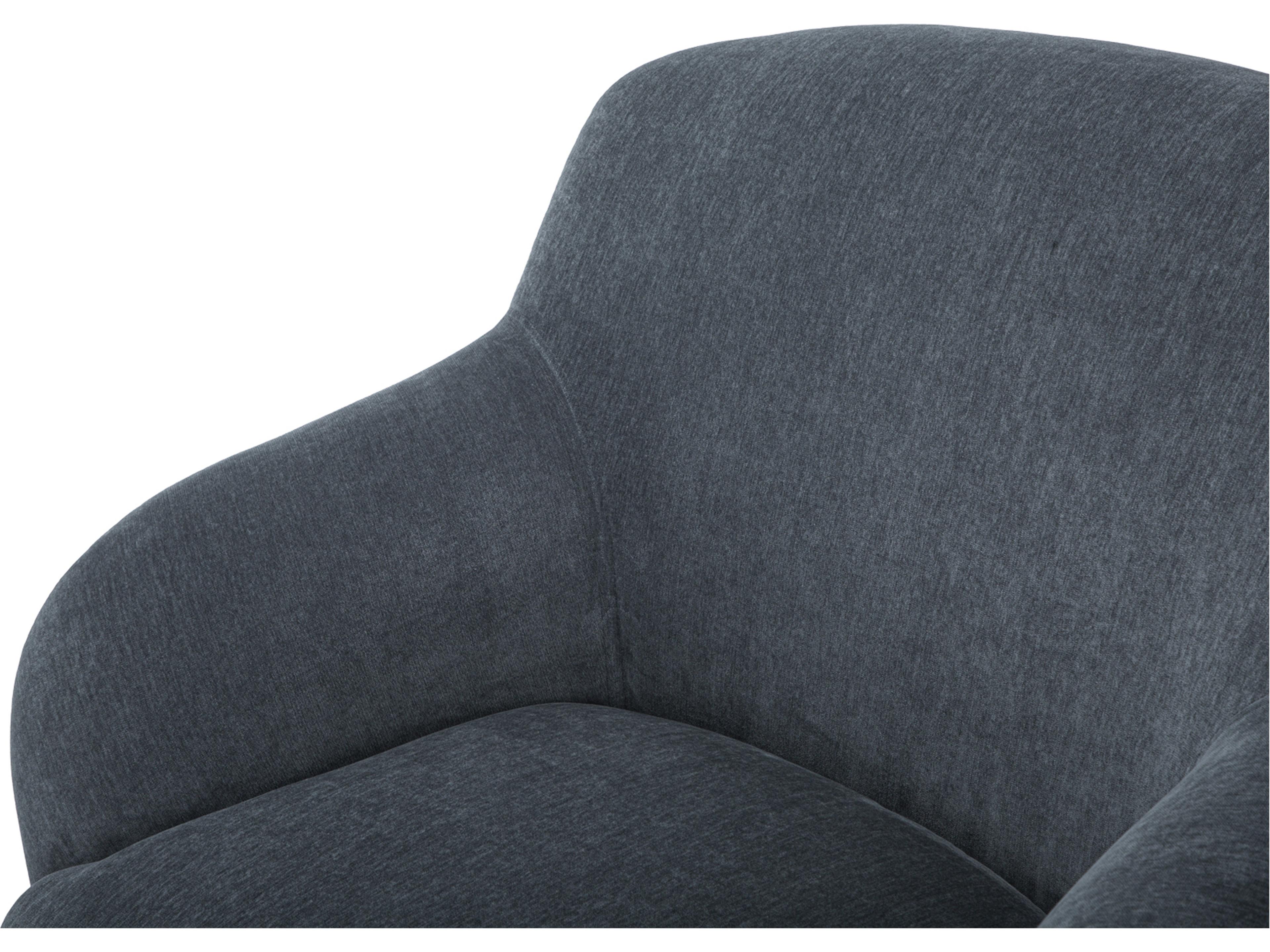 Moe's Home Stevie Lounge Chair Slate Blue