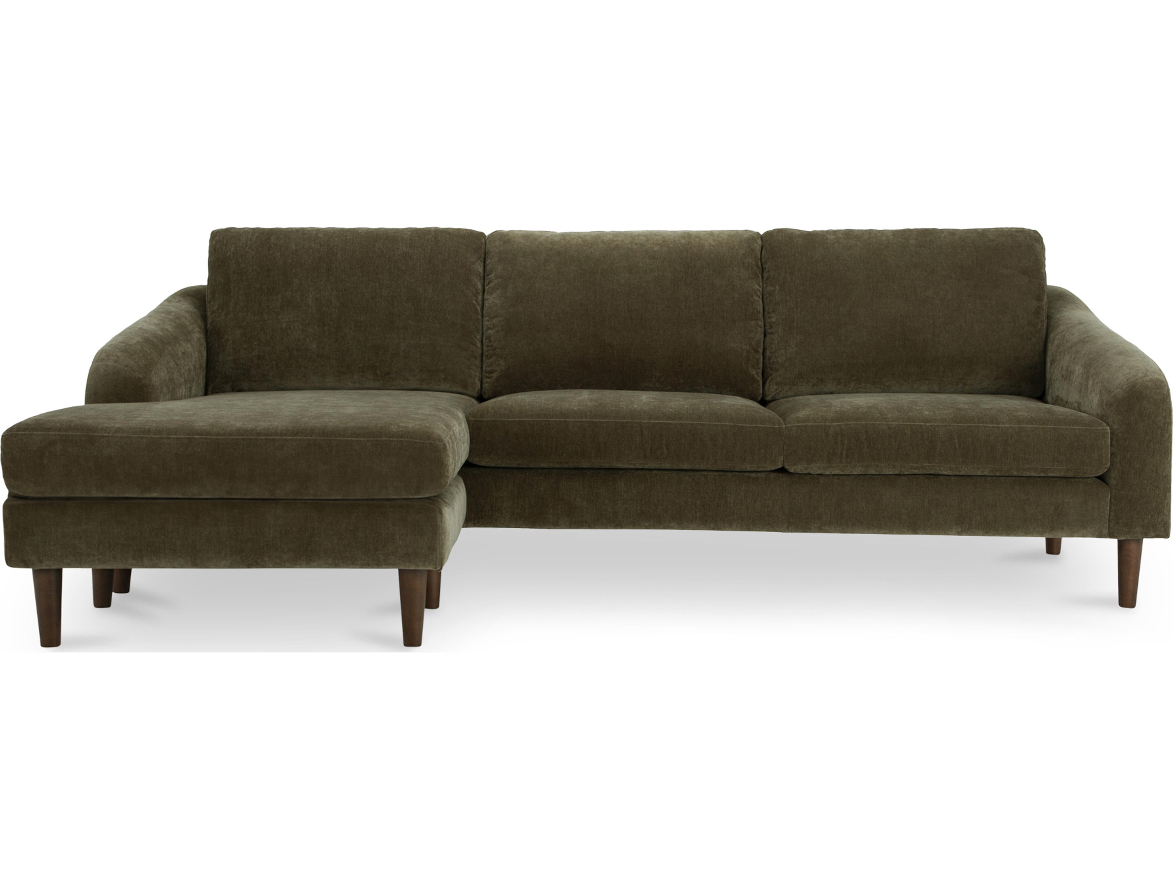 Moe's Home Quinn Sectional Cedar Green