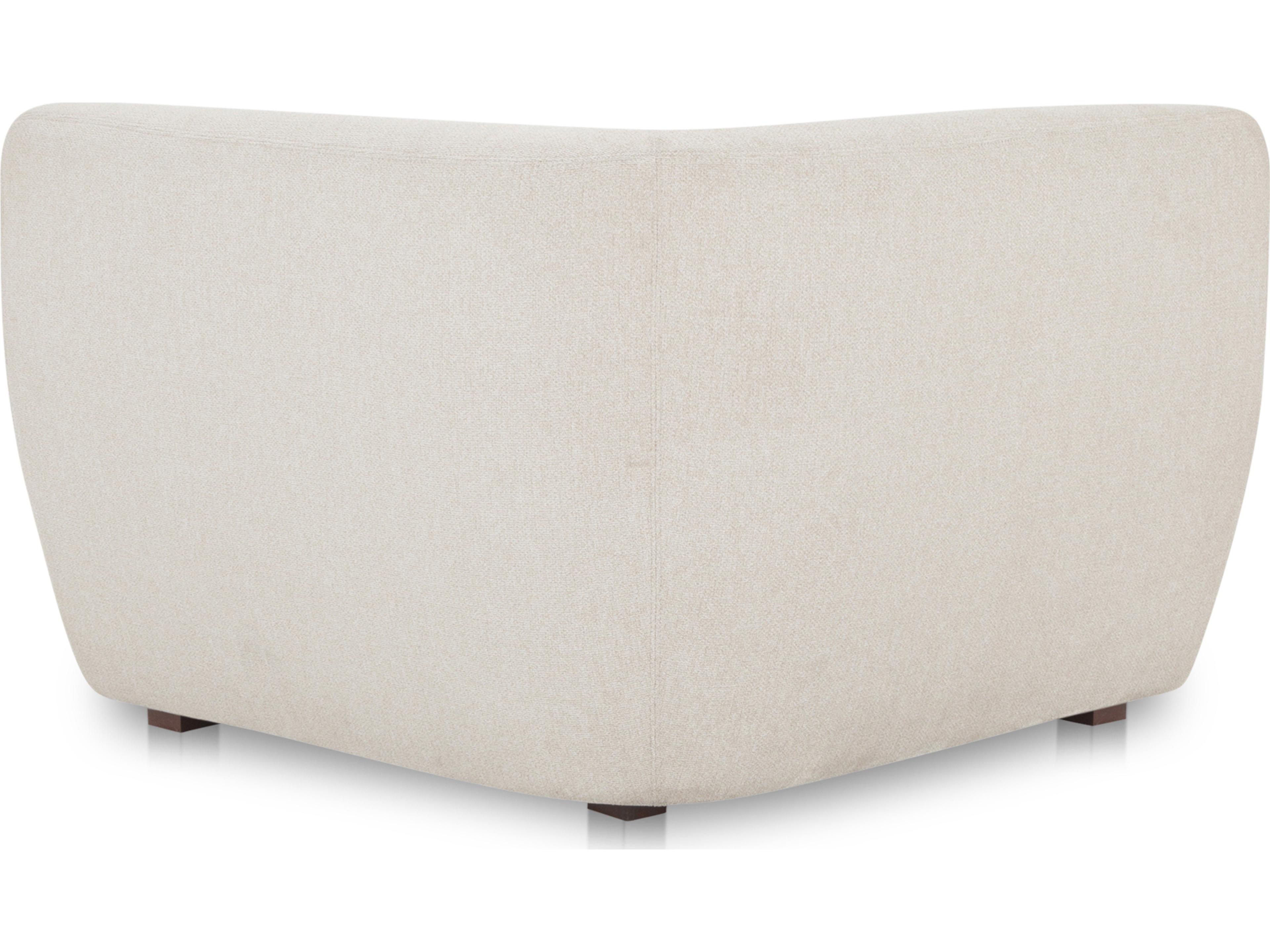 Moe's Home Amelia Corner Chair Warm White